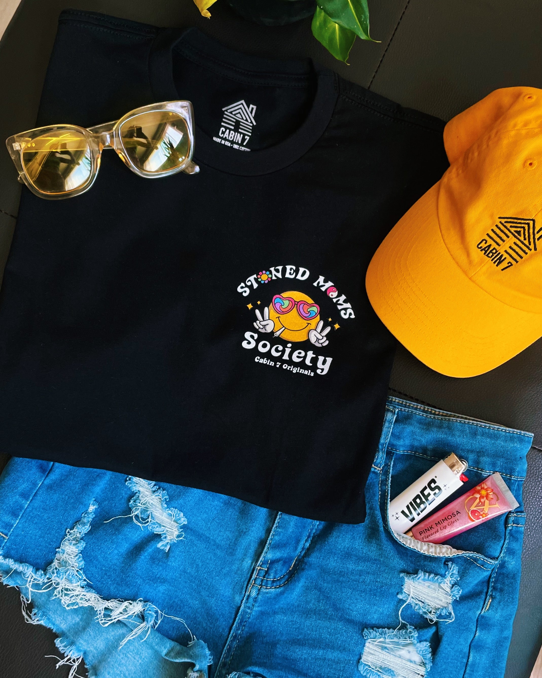 Stoned Moms Society T-Shirt (Black)