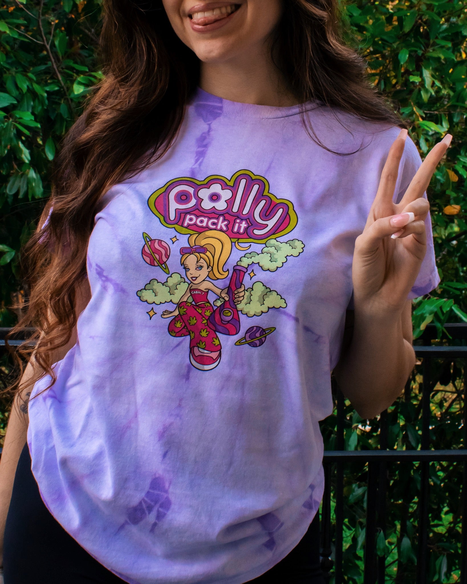 Polly Pack It Tie Dye T-Shirt