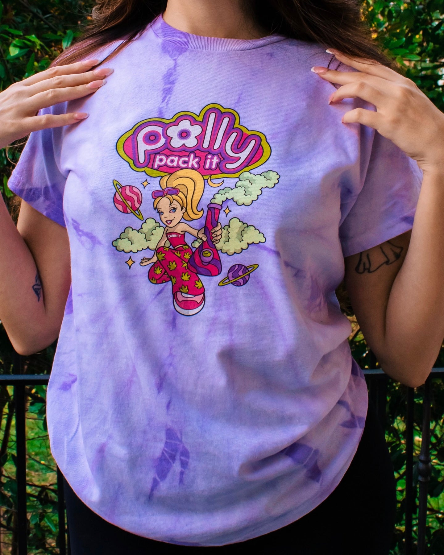 Polly Pack It Tie Dye T-Shirt