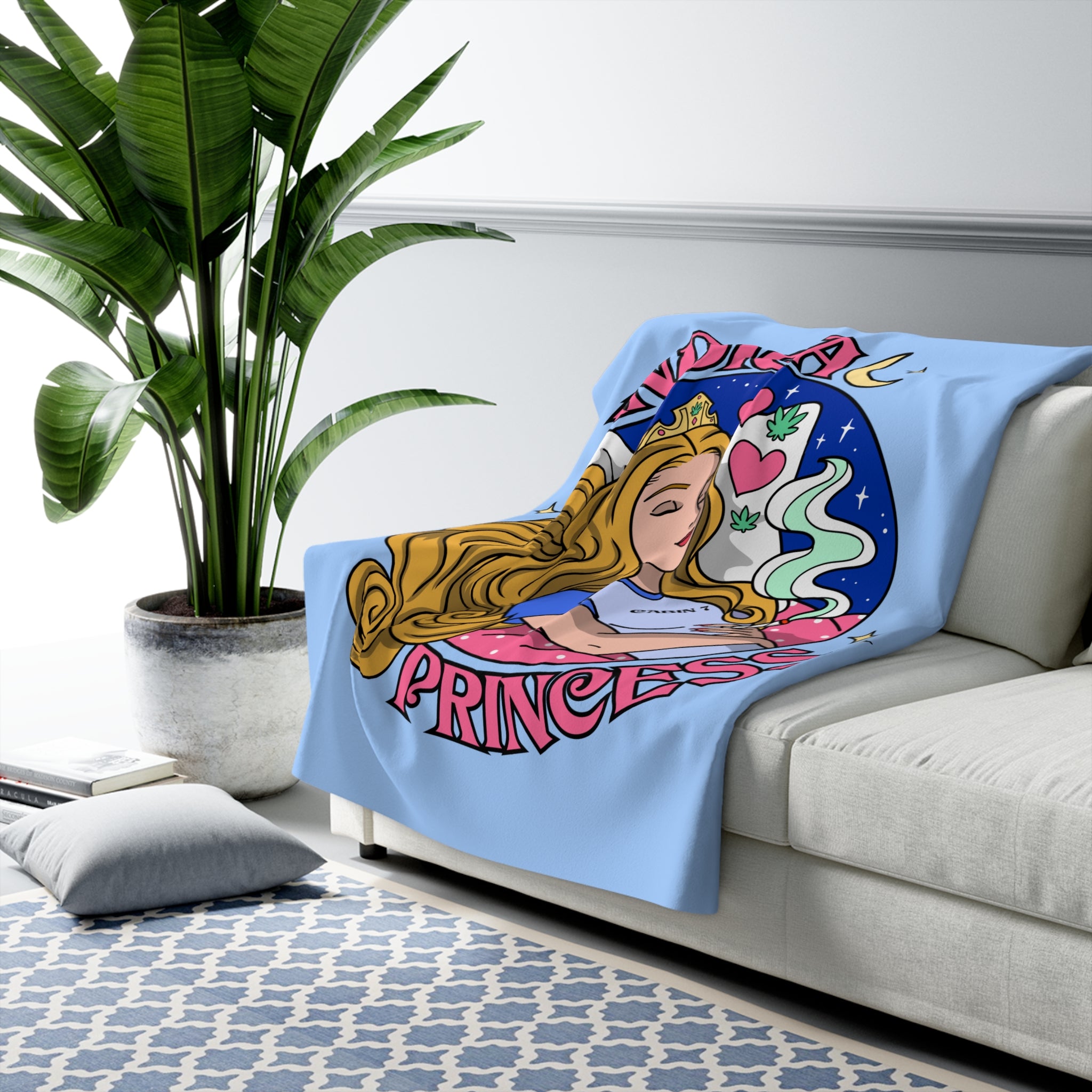 Indica Princess Sherpa Fleece Blanket