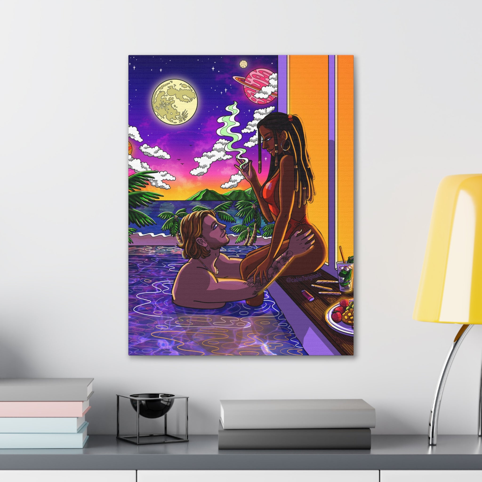 "Baecation" Canvas Print