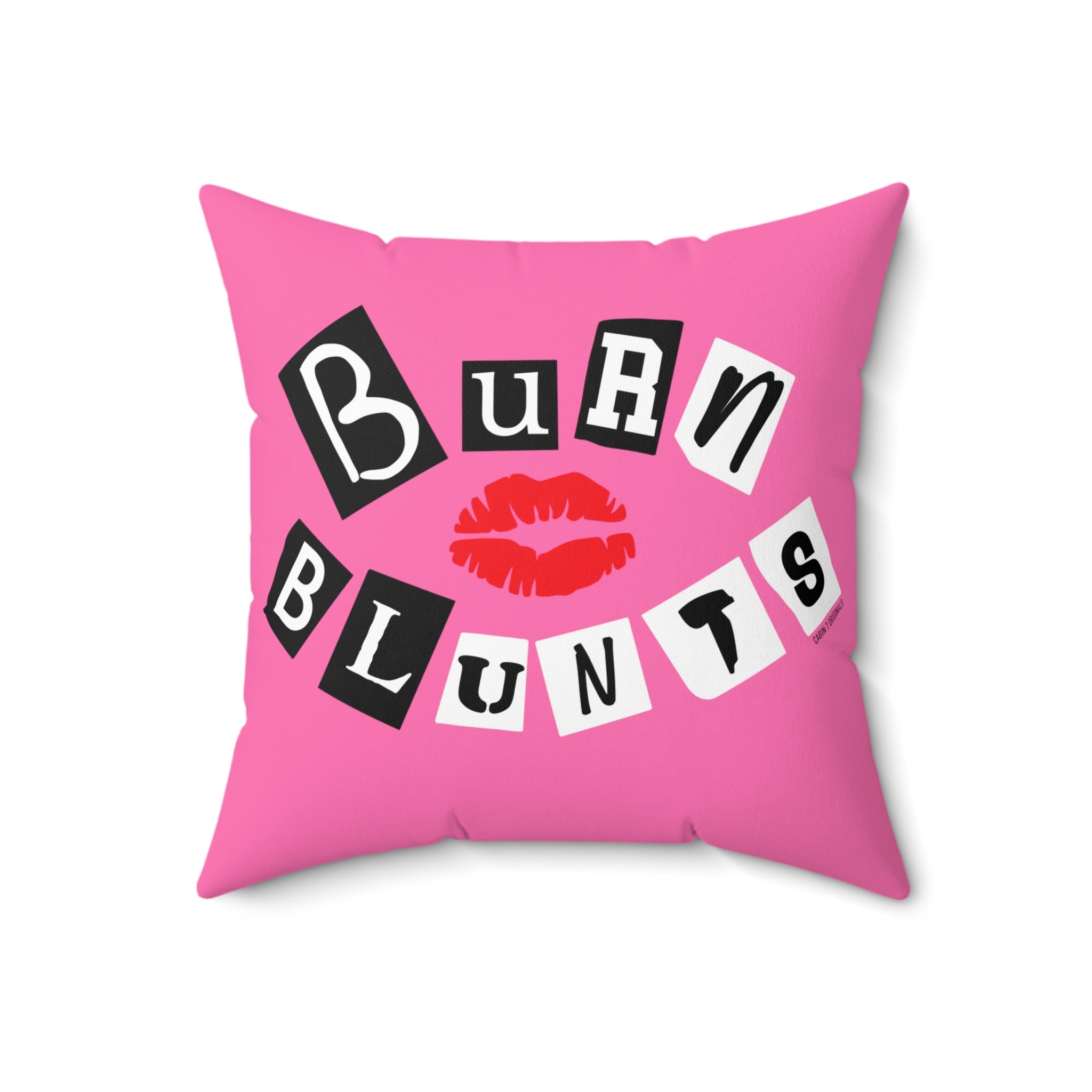 Burn Blunts Square Pillow
