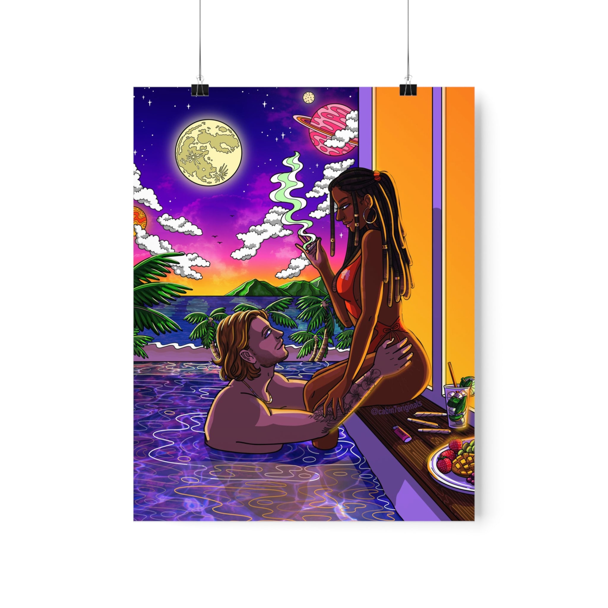 "Baecation" Poster Print