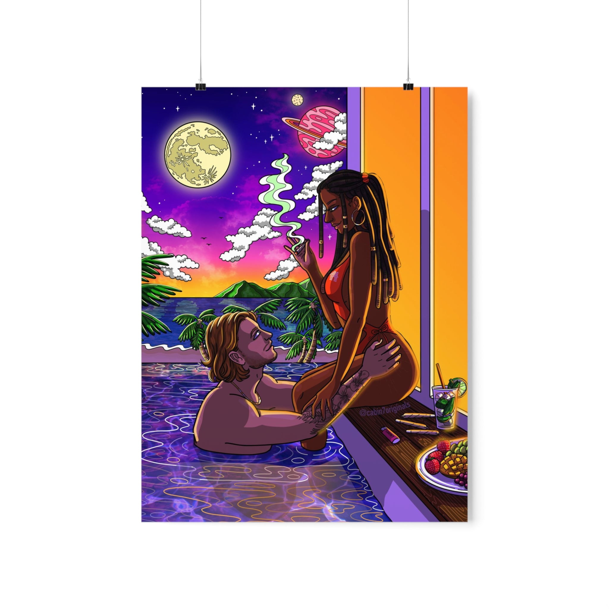 "Baecation" Poster Print