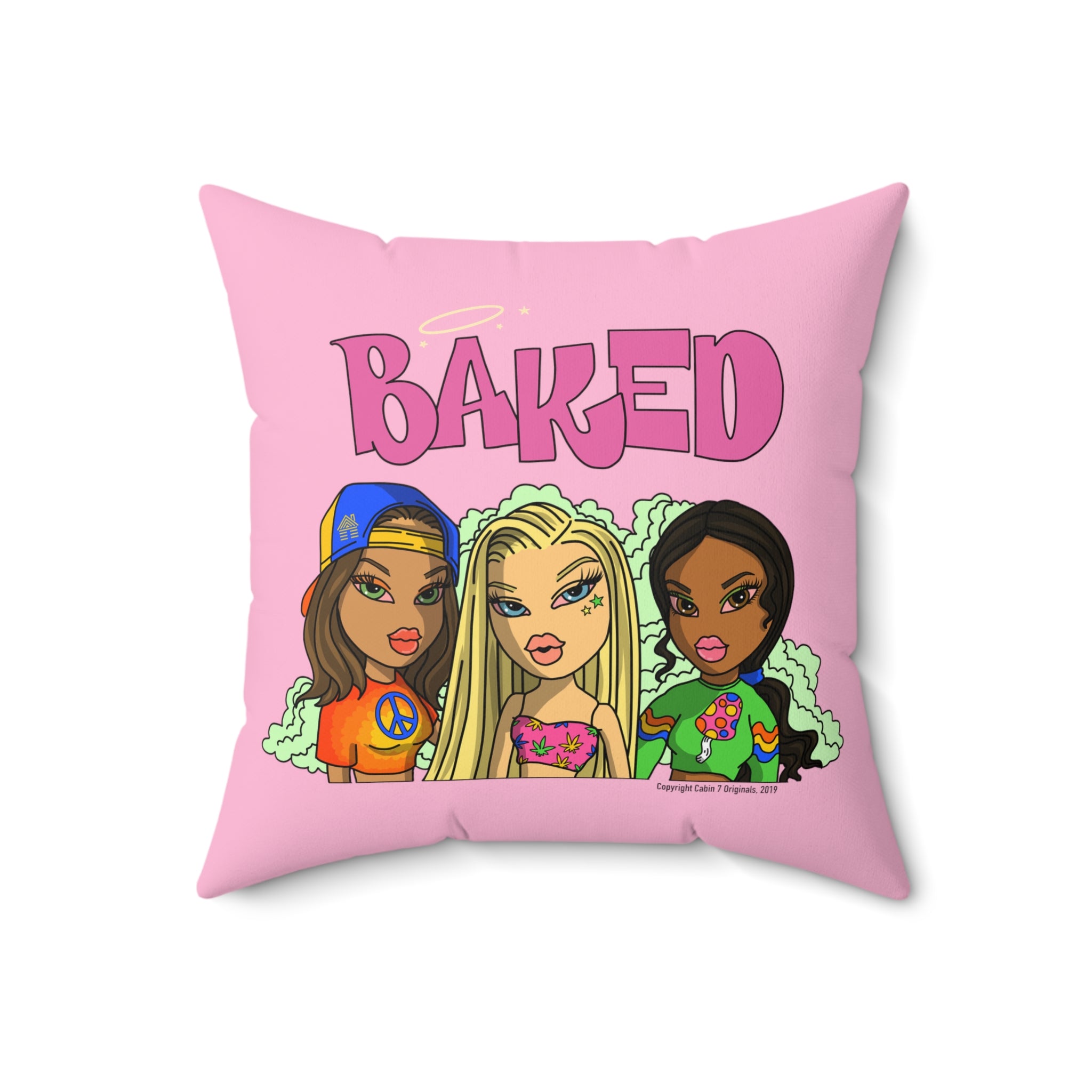 Baked Babes Throw Pillow