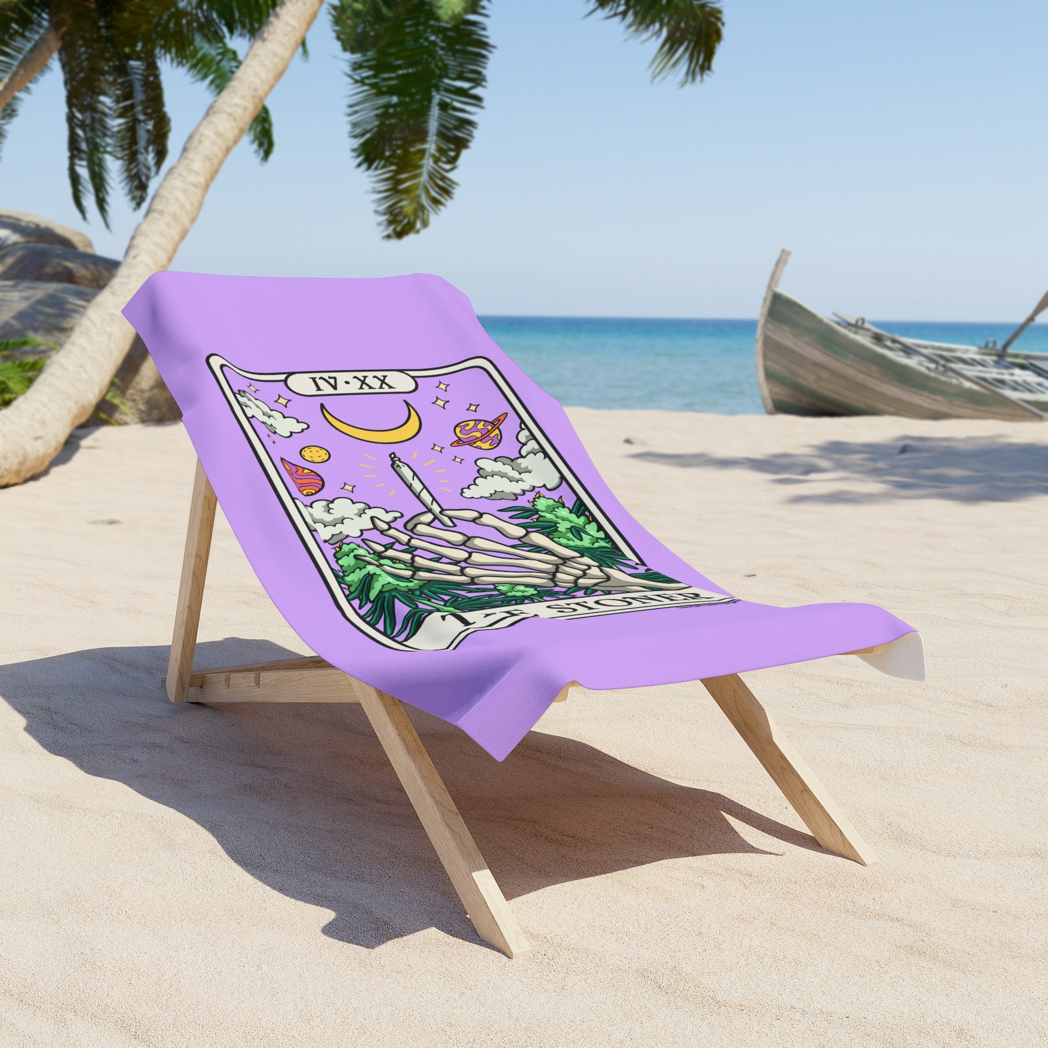 The Stoner Tarot Beach Towel