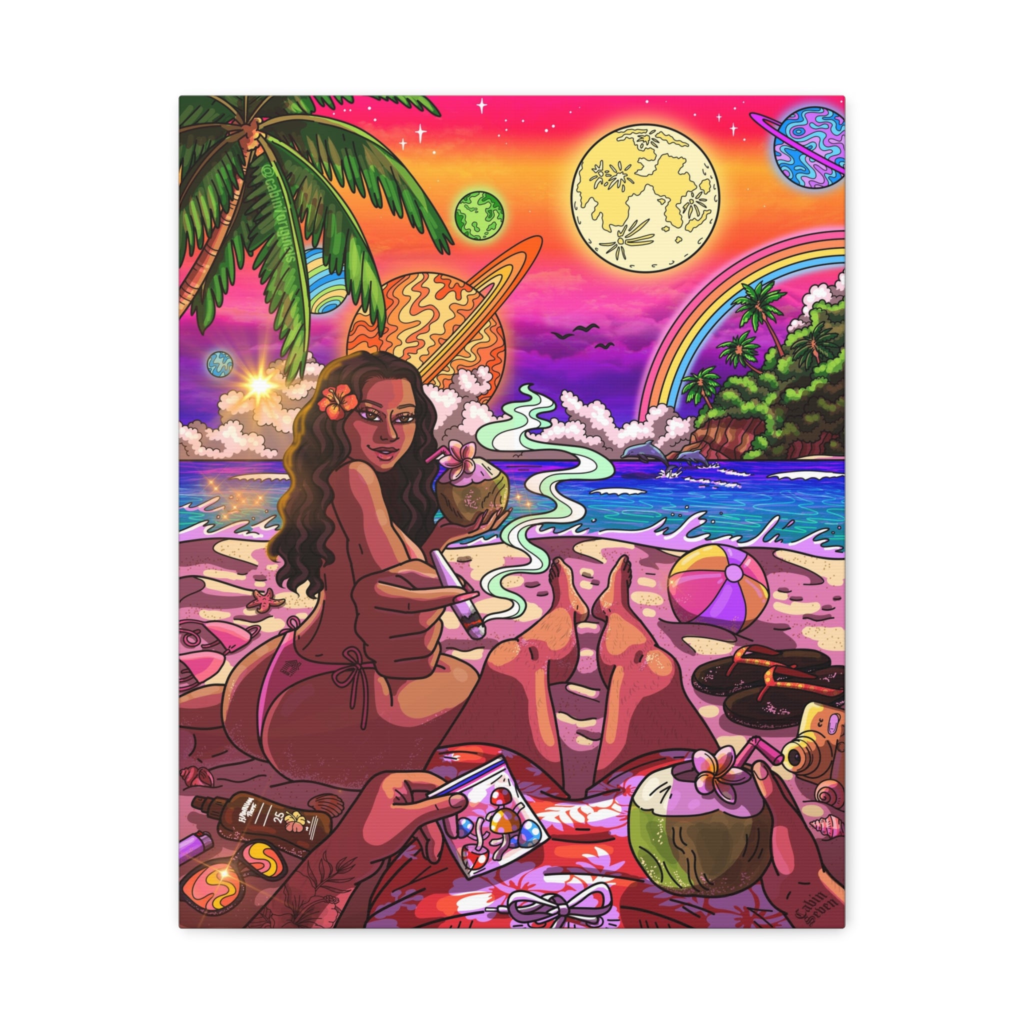 "MAUI WOWIE" Canvas Print