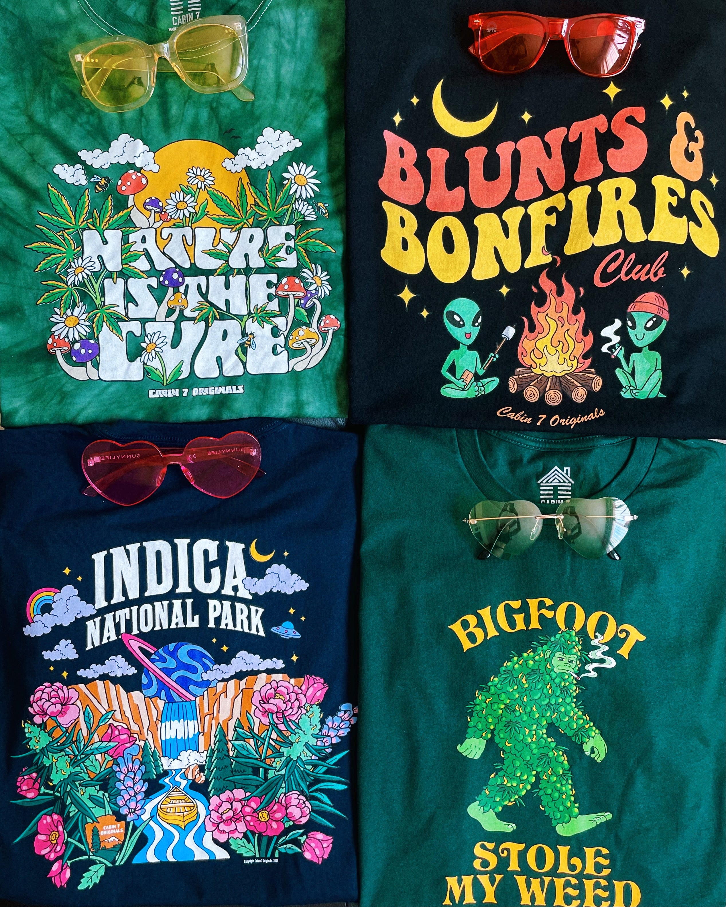 Blunts & Bonfires Club T-Shirt