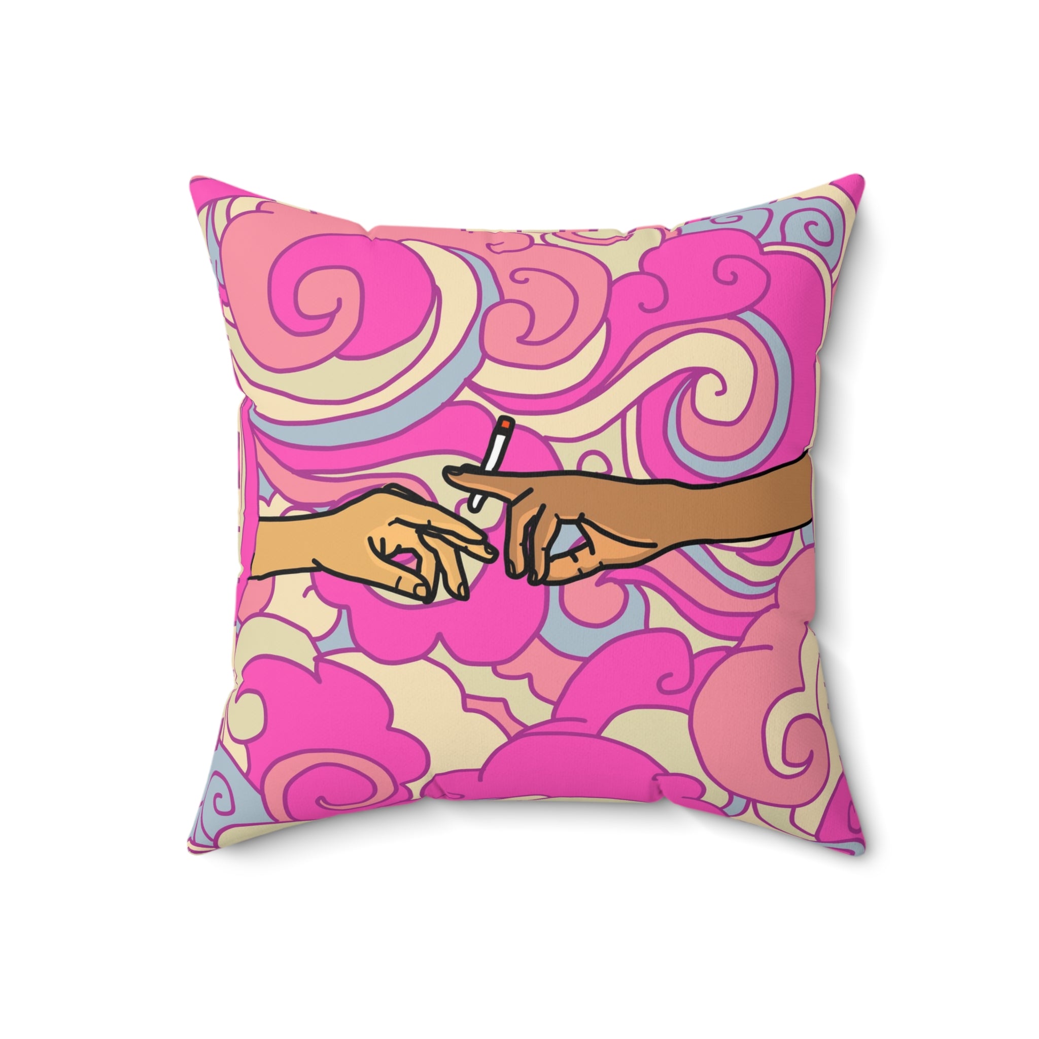 Joint Custody Throw Pillow