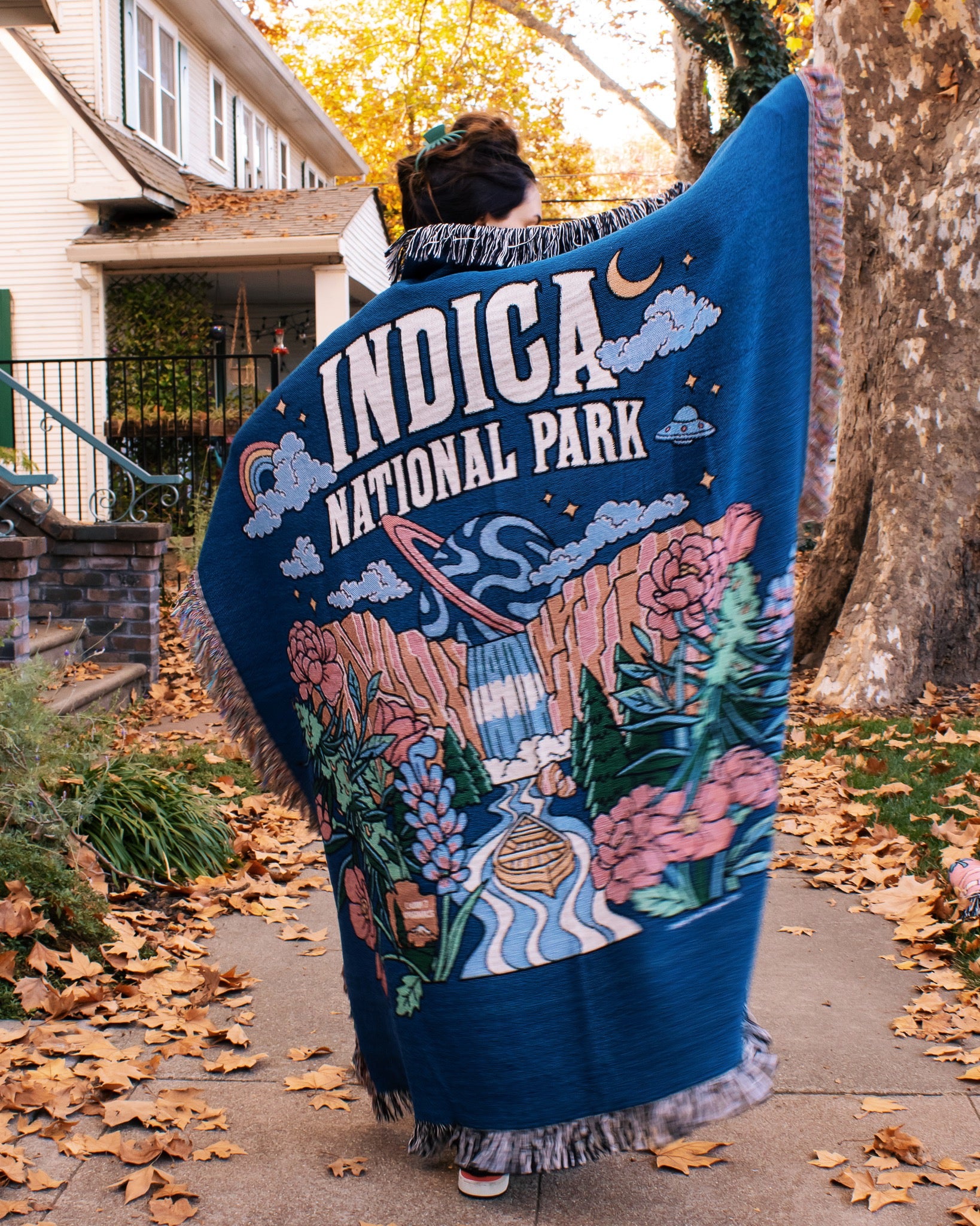 Indica National Park Woven Blanket