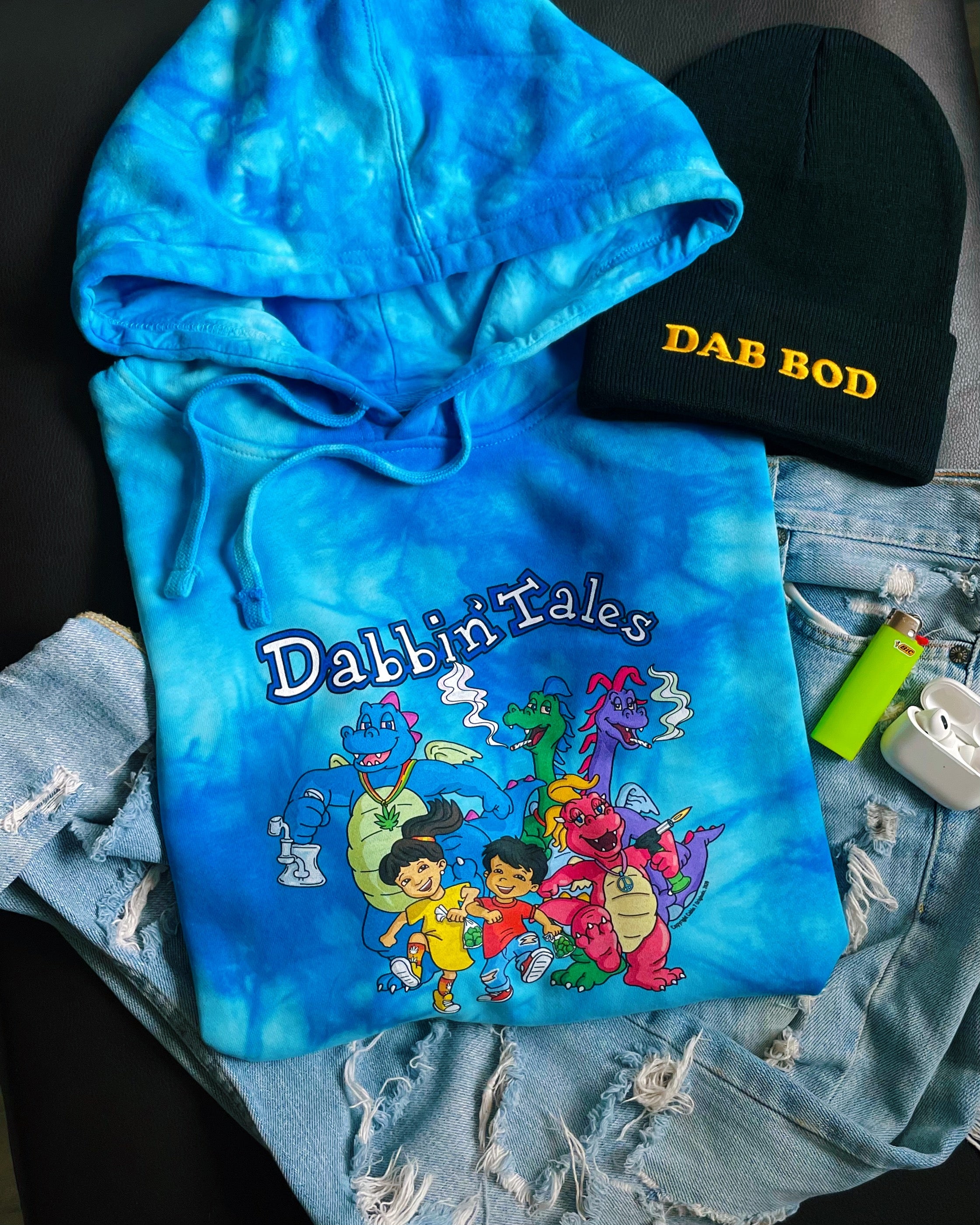 Dabbin' Tales Tie Dye Hoodie