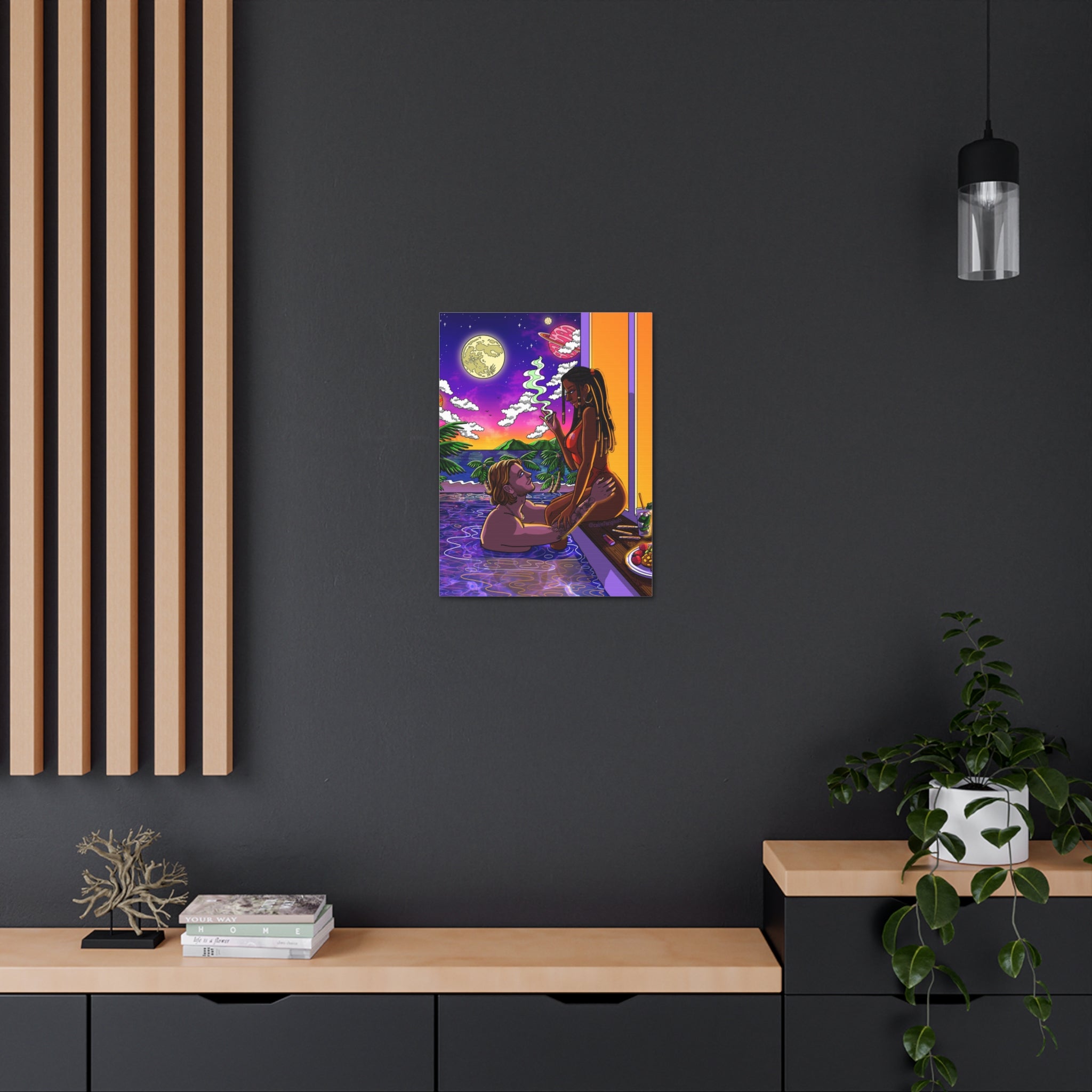 "Baecation" Canvas Print