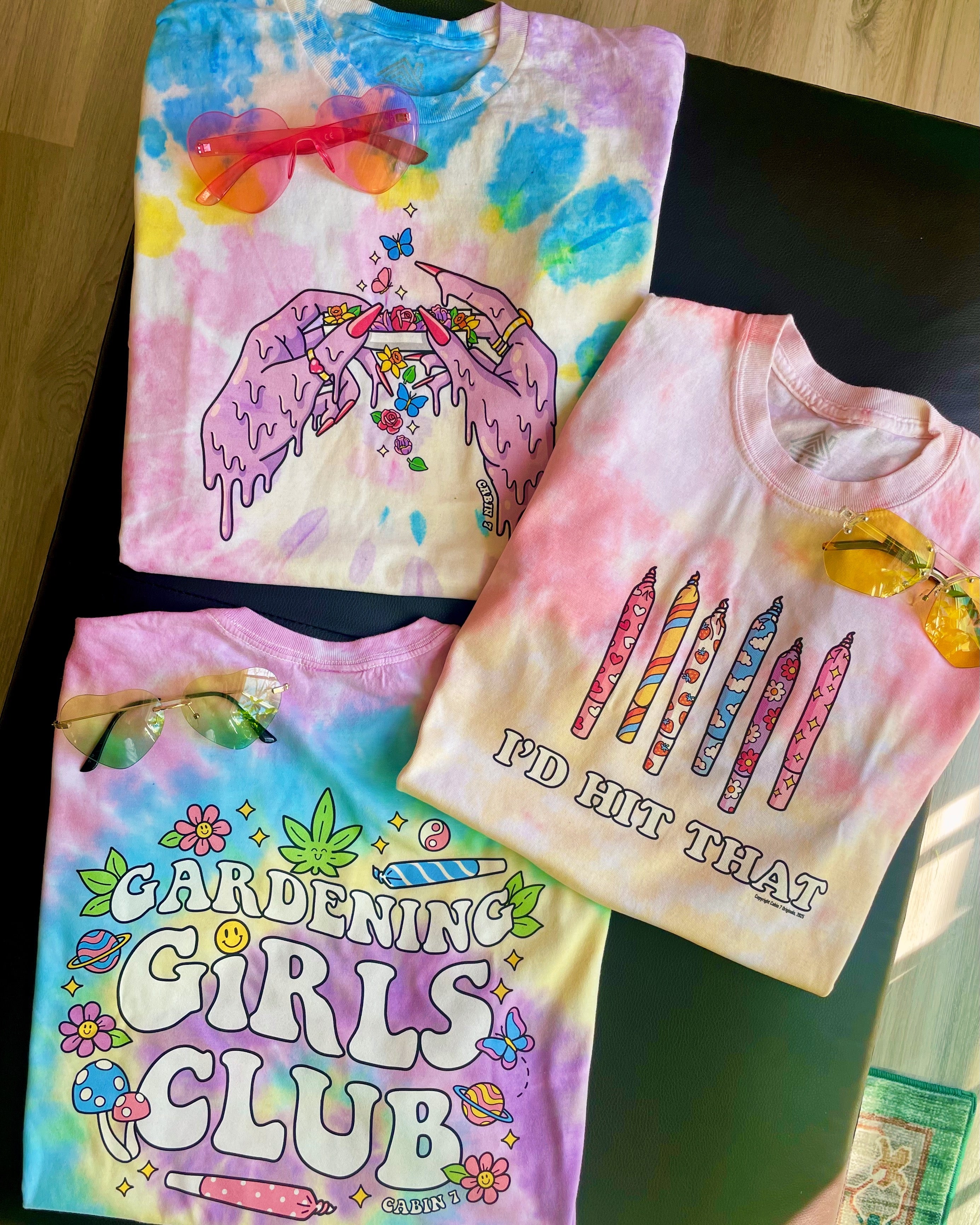 Gardening Girls Club Tie Dye T-Shirt
