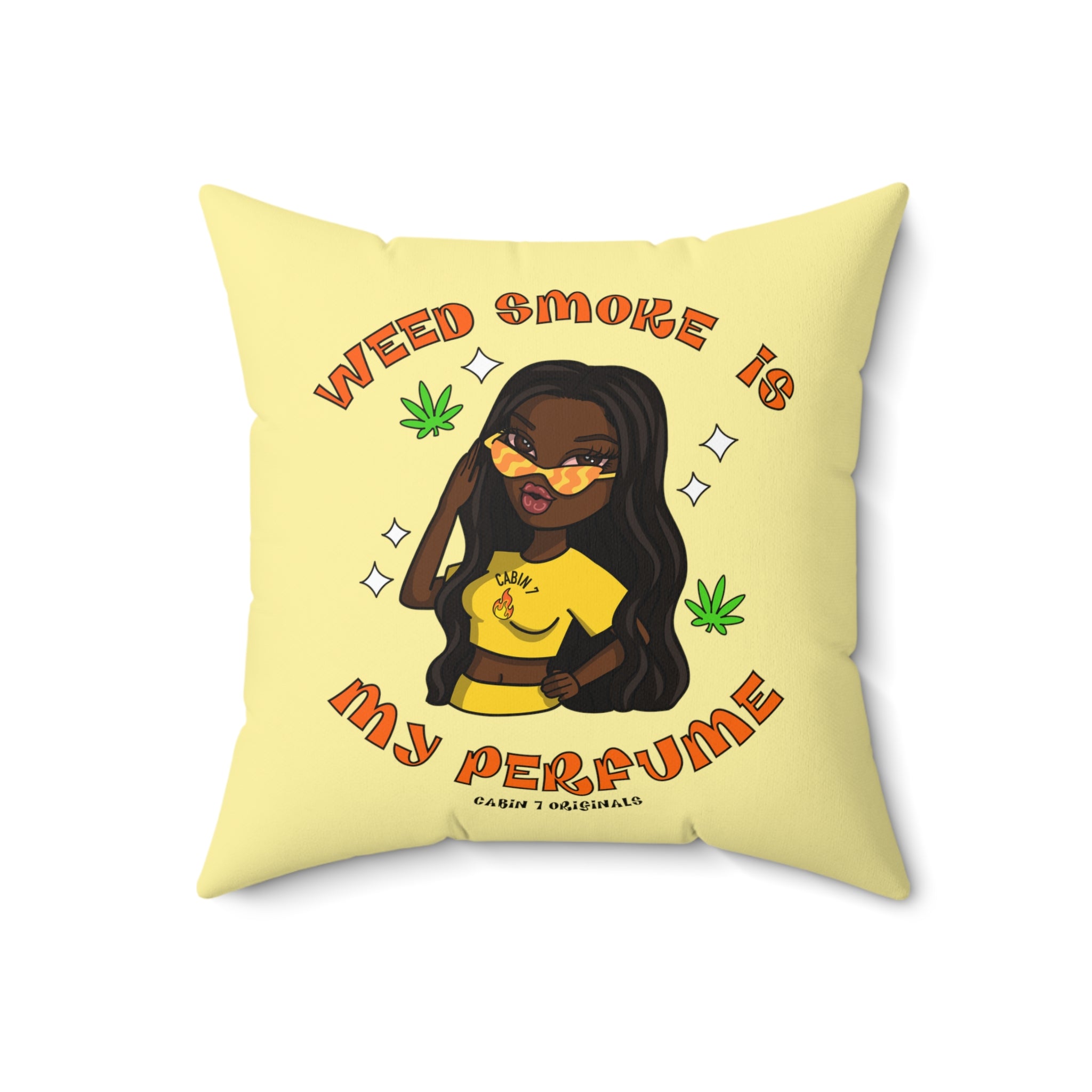 My Perfume Throw Pillow
