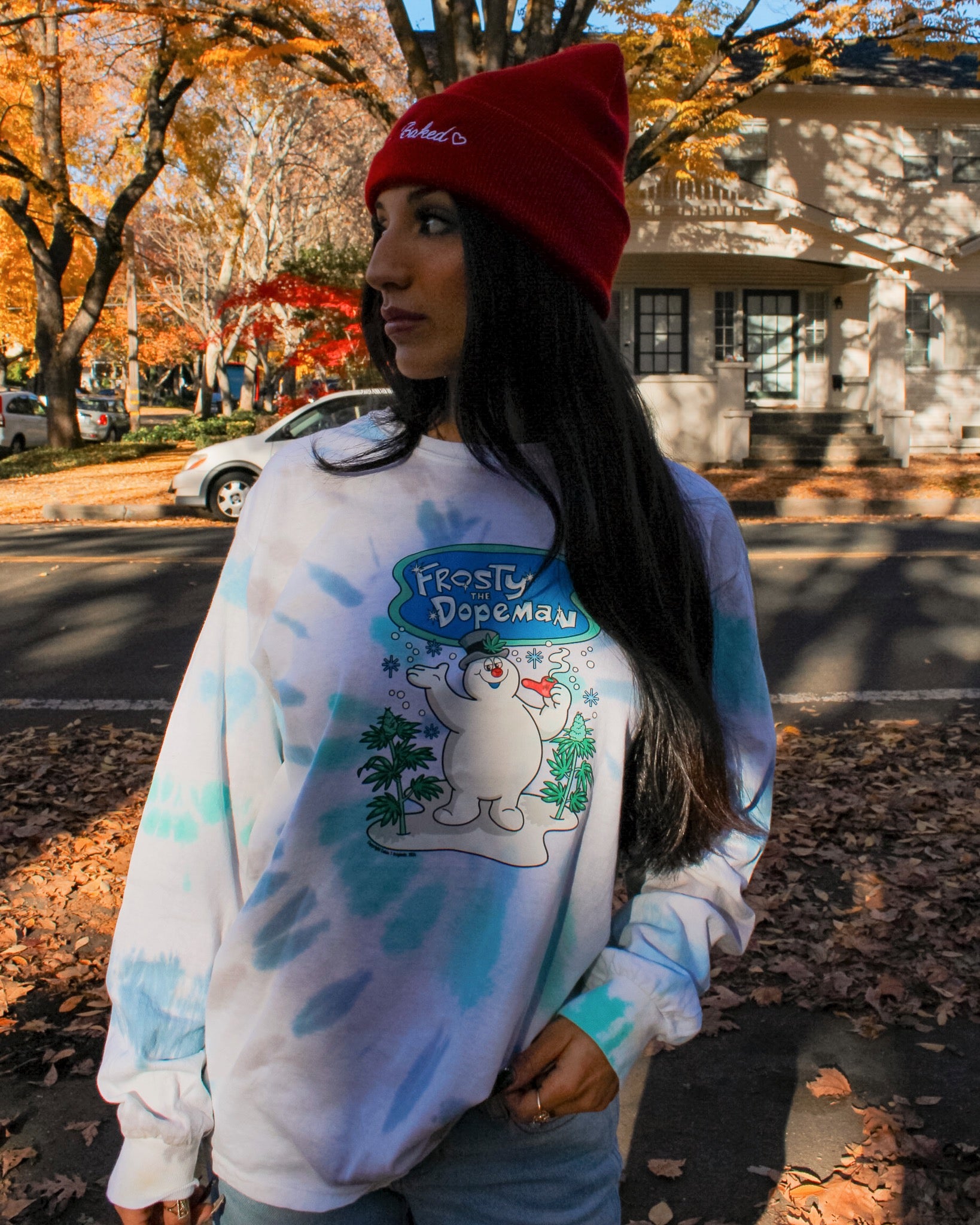 Frosty the Dopeman Long Sleeve T-Shirt