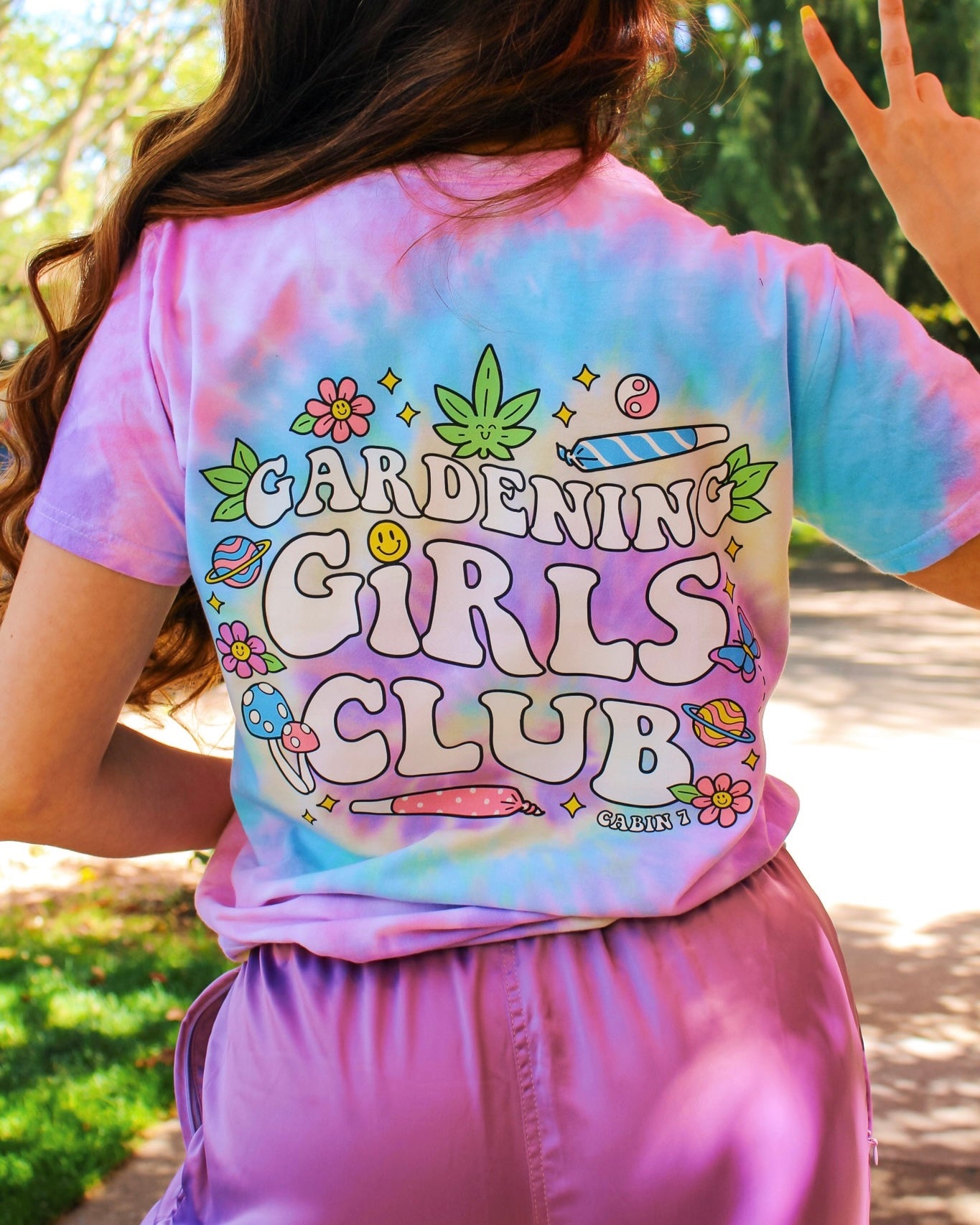 Gardening Girls Club Tie Dye T-Shirt