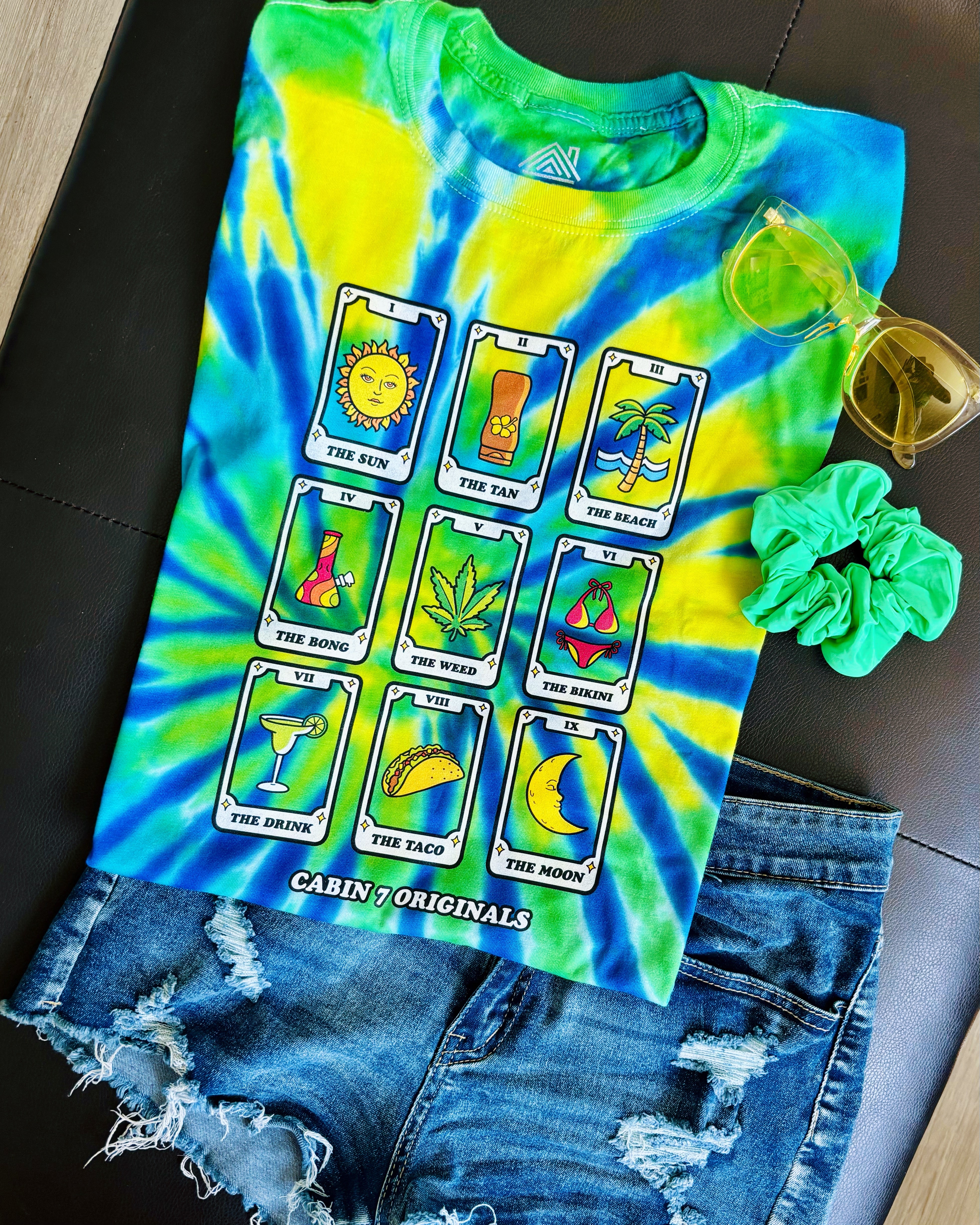 Summer Tarot Tie Dye T-Shirt