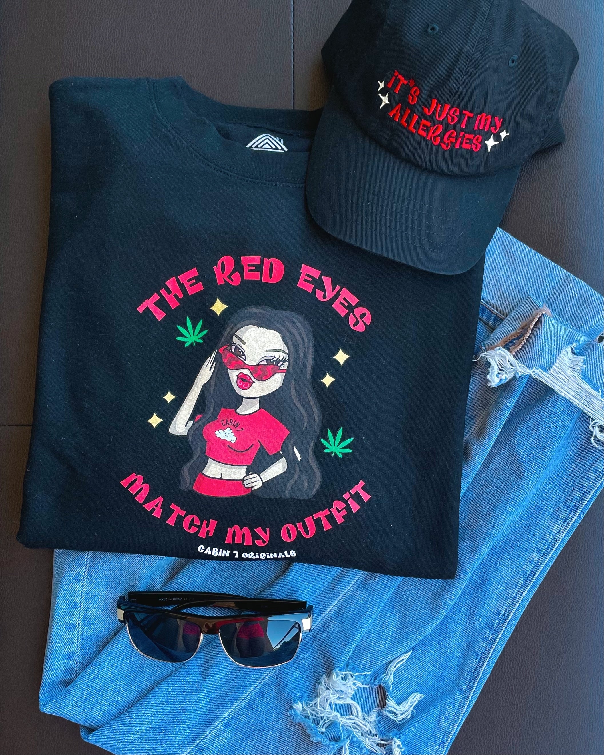 Red Eyes Match My Outfit Sweatshirt