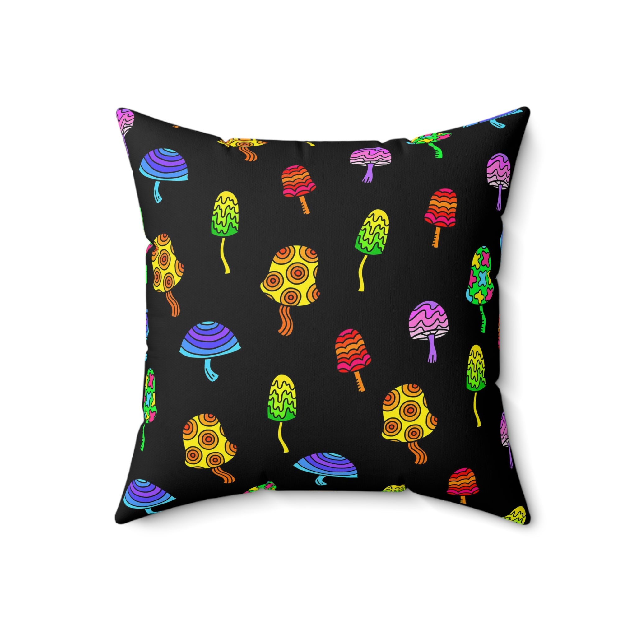 Shrooms Throw Pillow