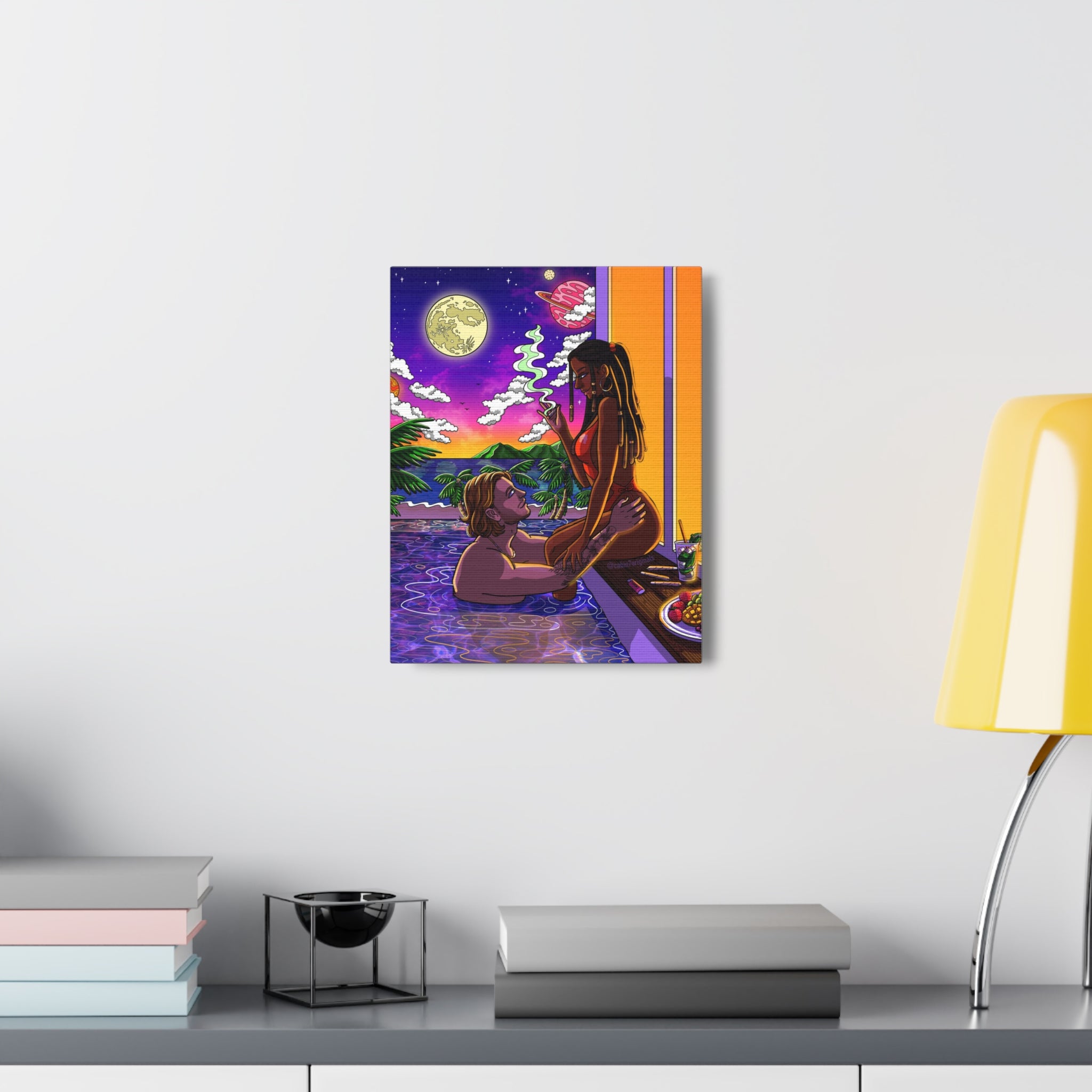 "Baecation" Canvas Print