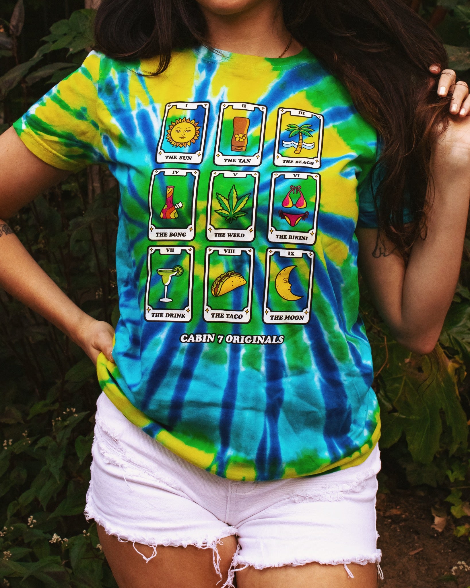 Summer Tarot Tie Dye T-Shirt