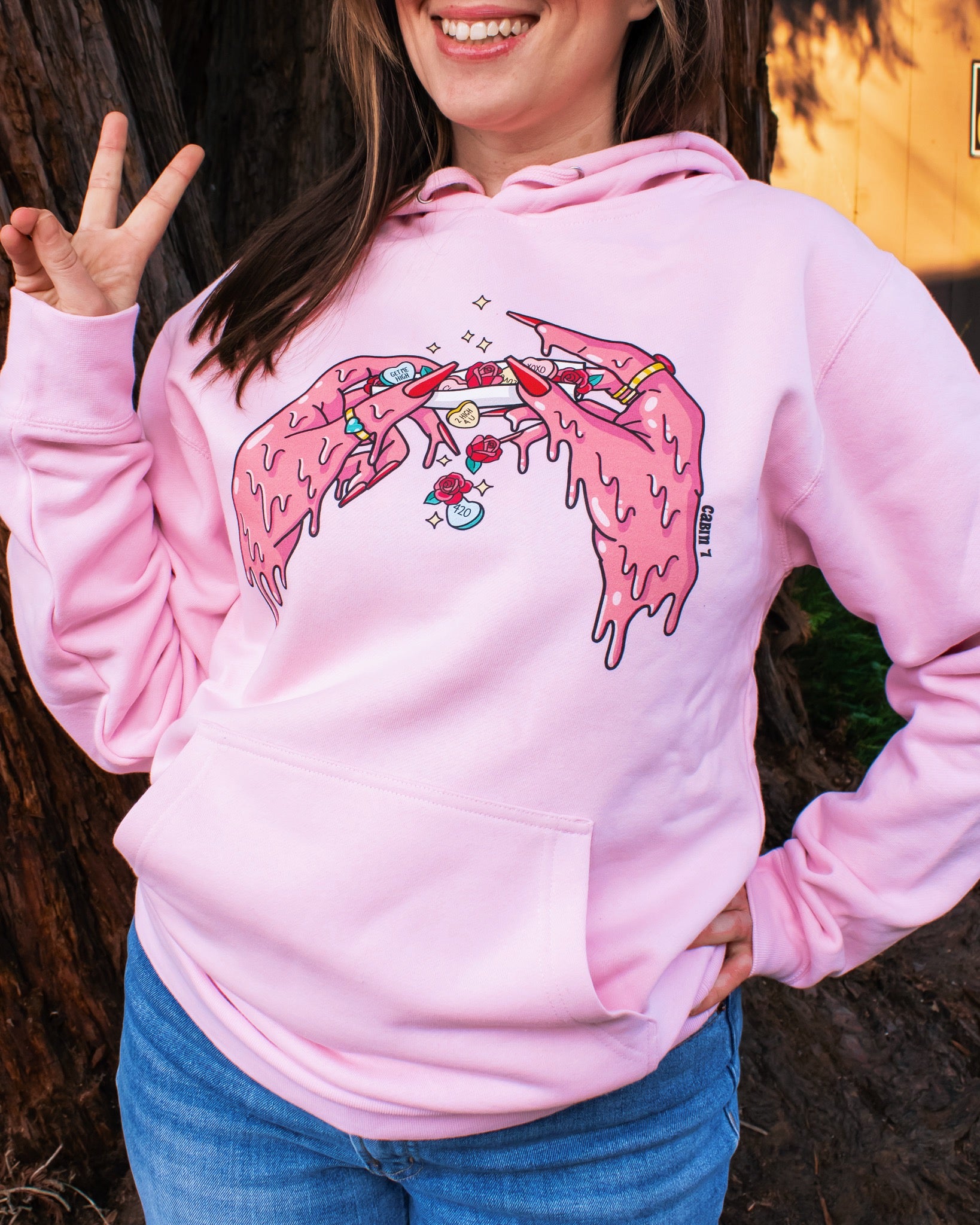 Rolling Up Love Hoodie