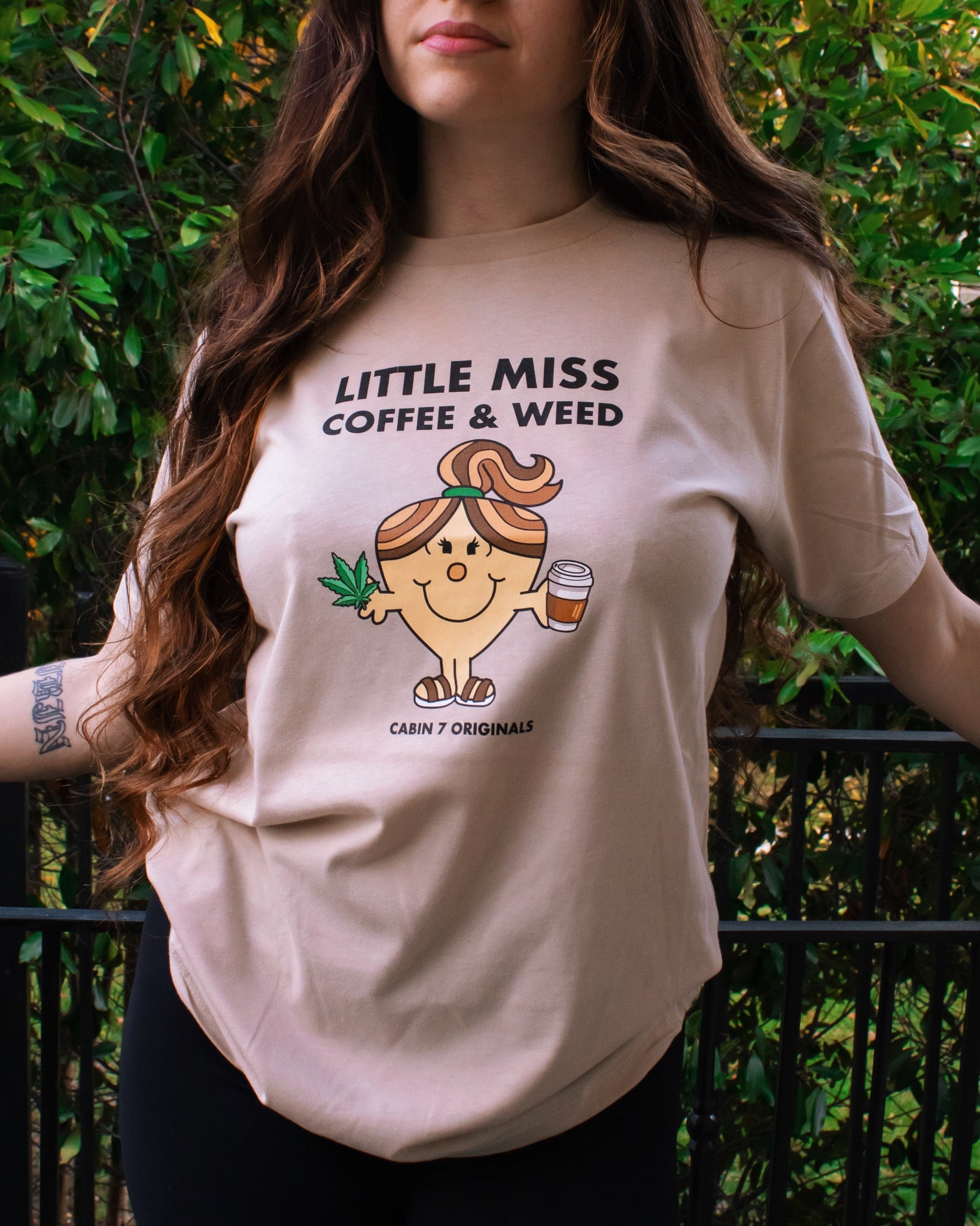 Little Miss Coffee & Weed T-Shirt