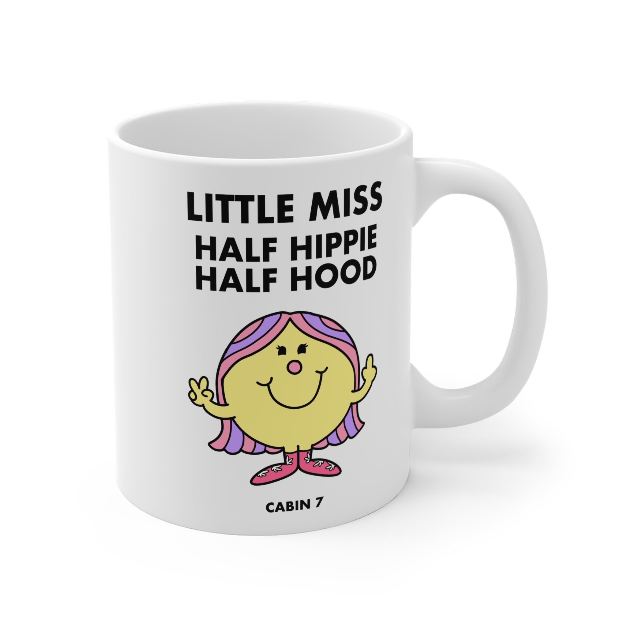 Little Miss Half Hippie, Half Hood Mug