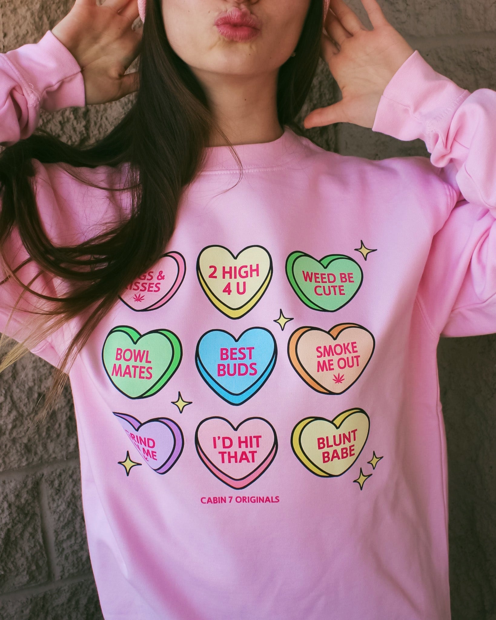 Candy Hearts Sweatshirt