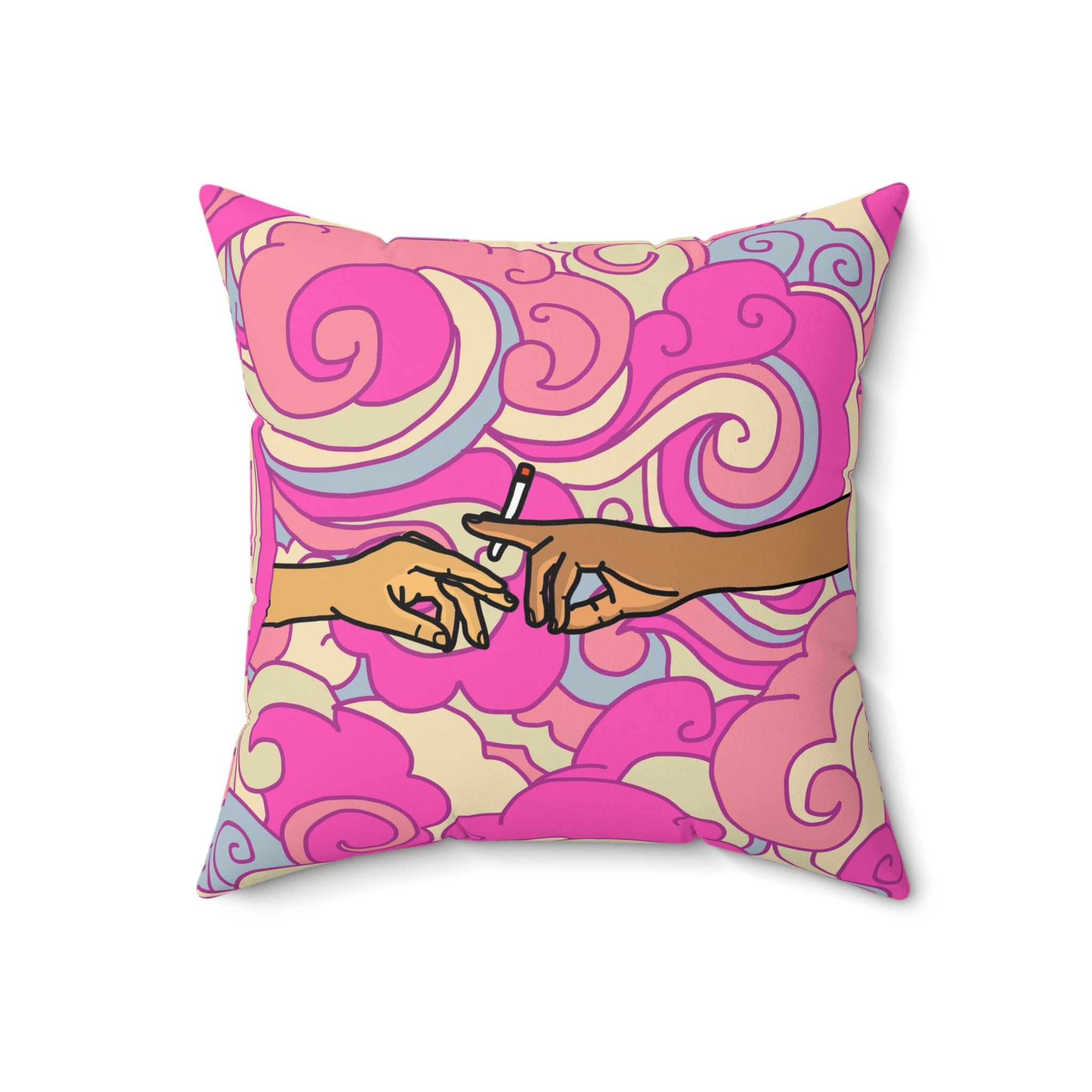 Joint Custody Throw Pillow