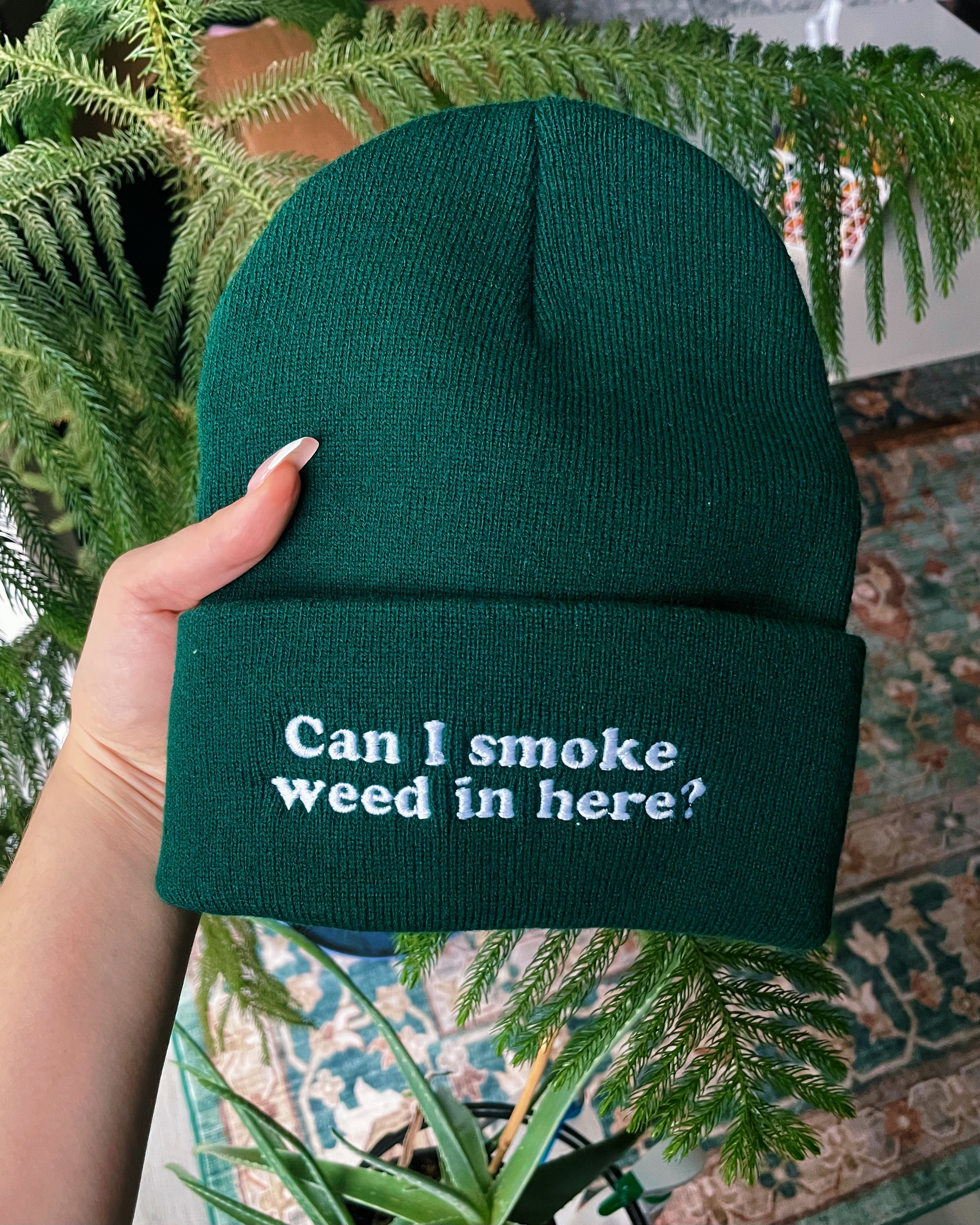 Can I Smoke In Here? Beanie