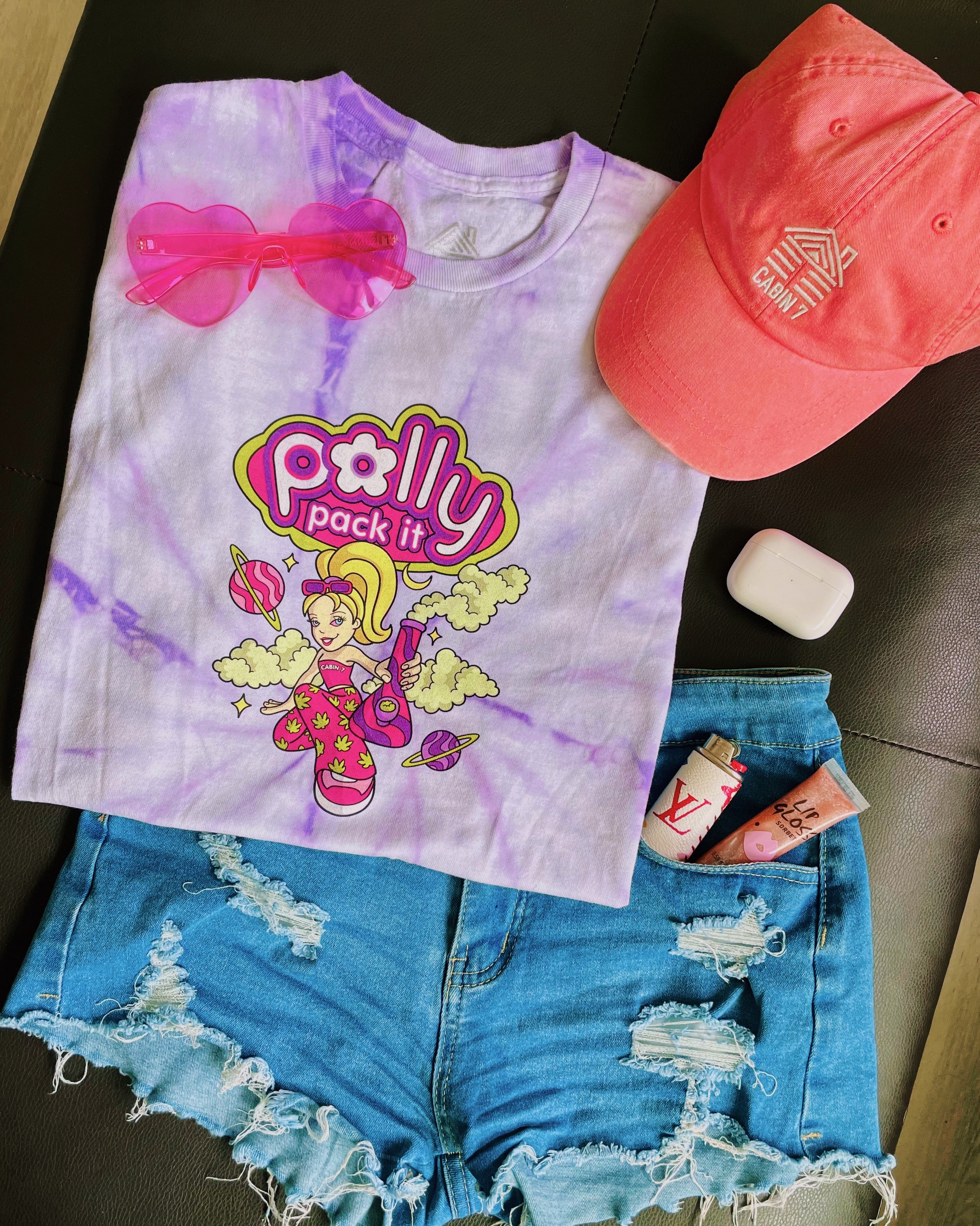 Polly Pack It Tie Dye T-Shirt