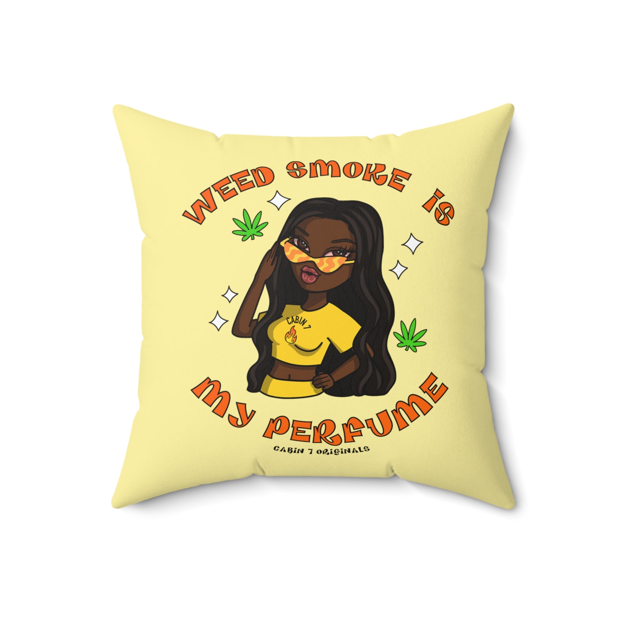 My Perfume Throw Pillow