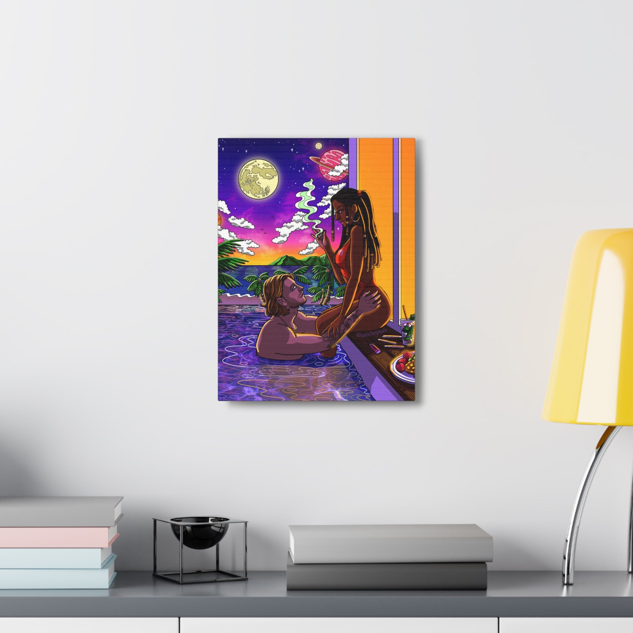 "Baecation" Canvas Print