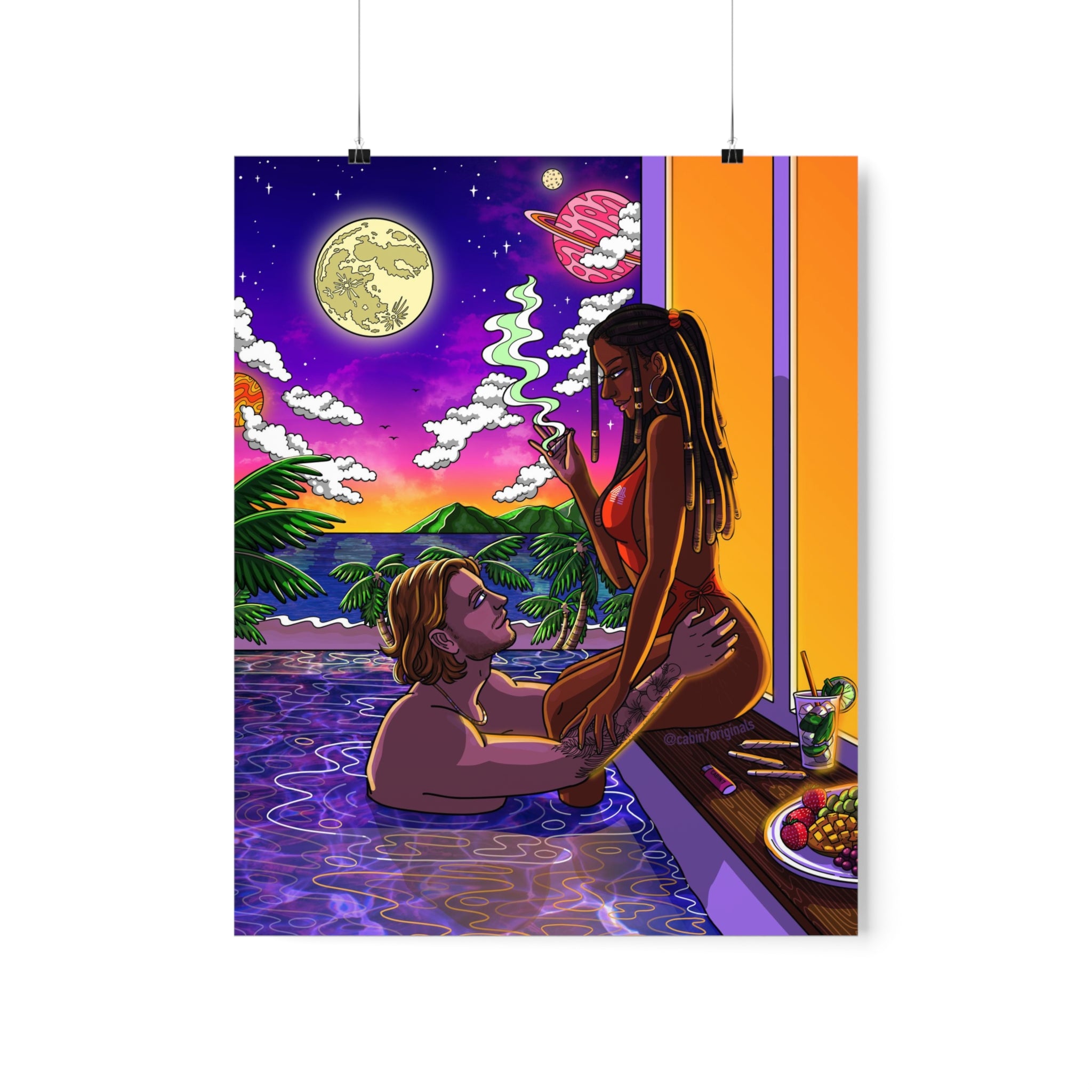 "Baecation" Poster Print