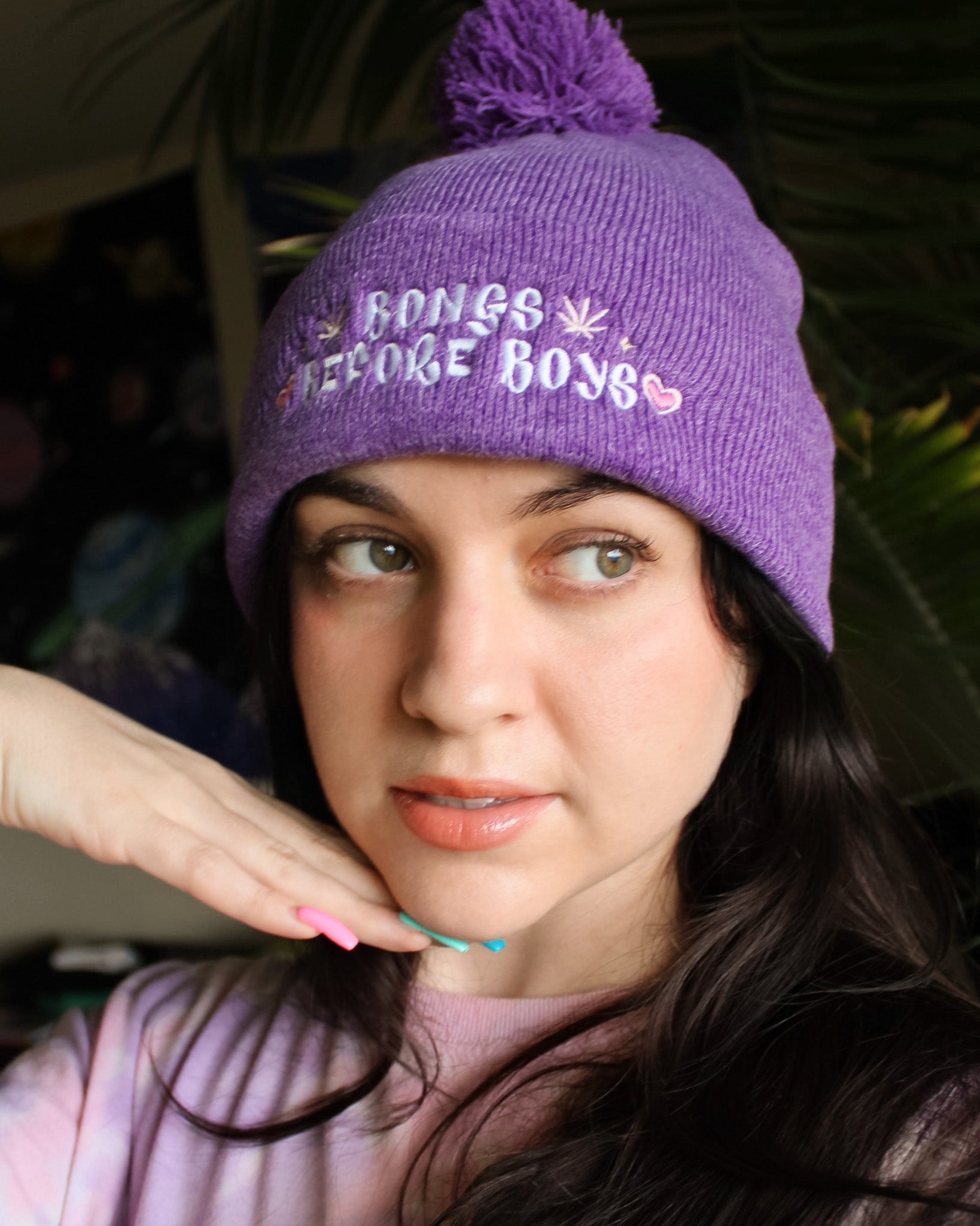 Bongs Before Boys Beanie