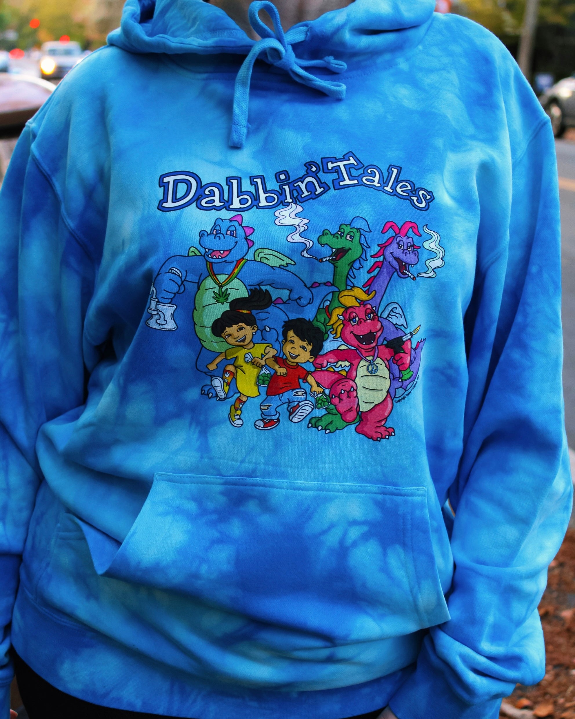 Dabbin' Tales Tie Dye Hoodie