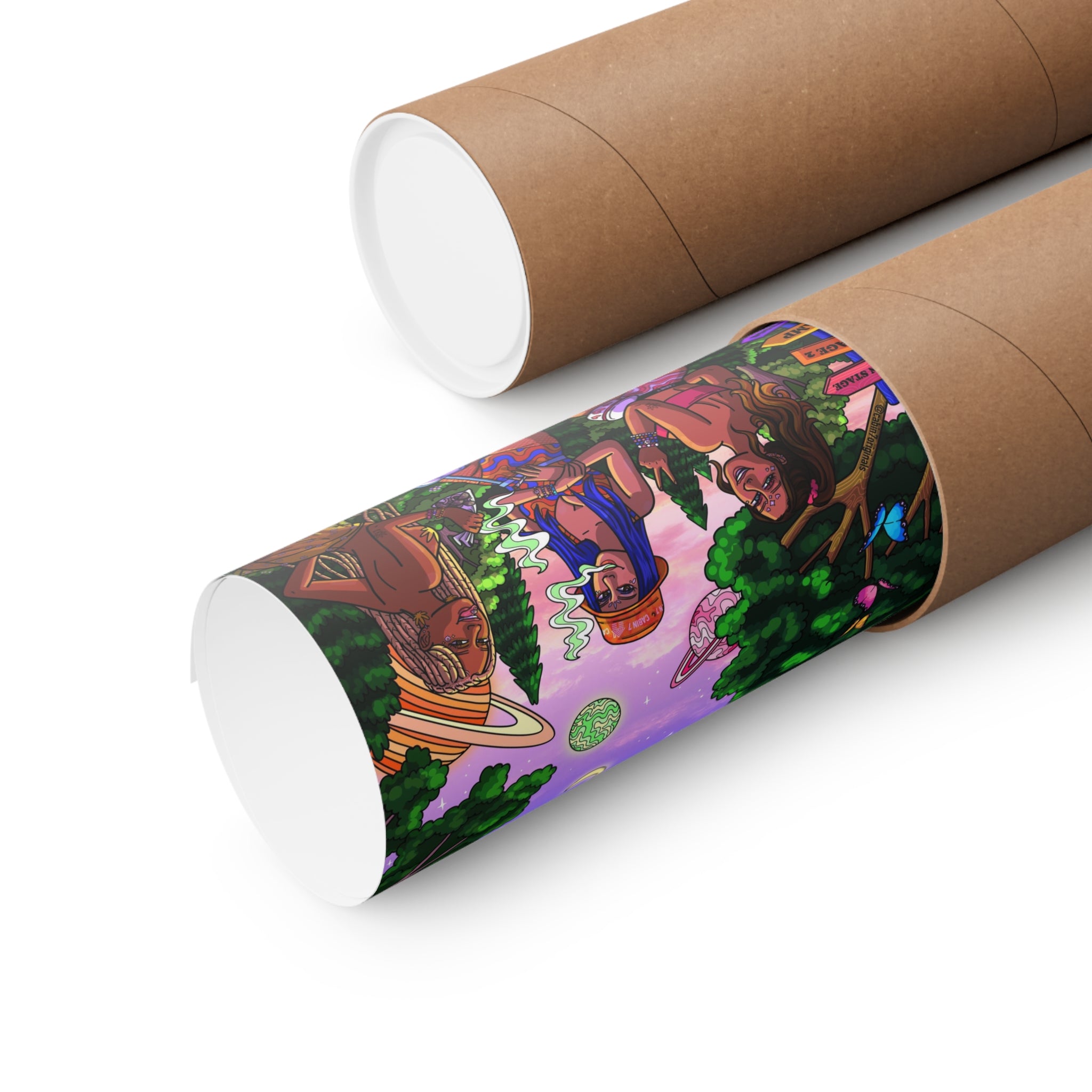 "Festie Besties" Poster Print