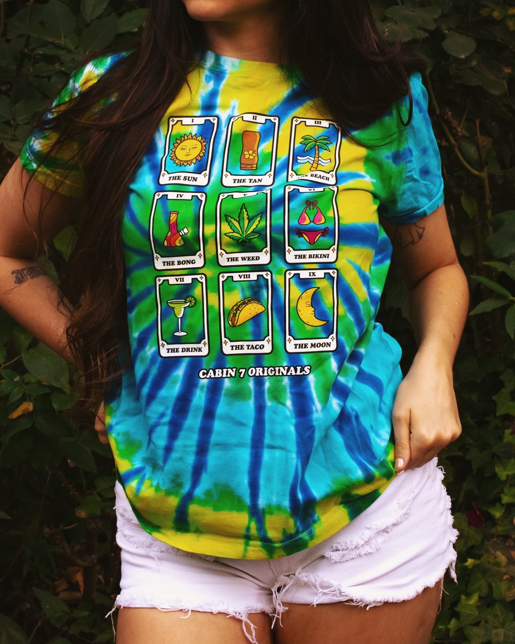 Summer Tarot Tie Dye T-Shirt