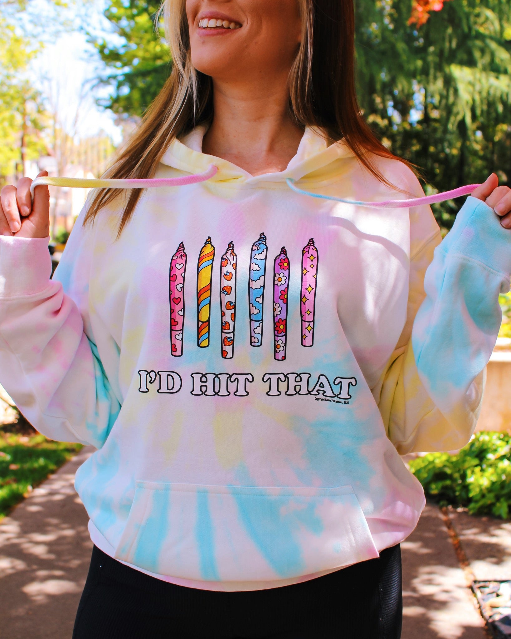 I'd Hit That Tie Dye Hoodie