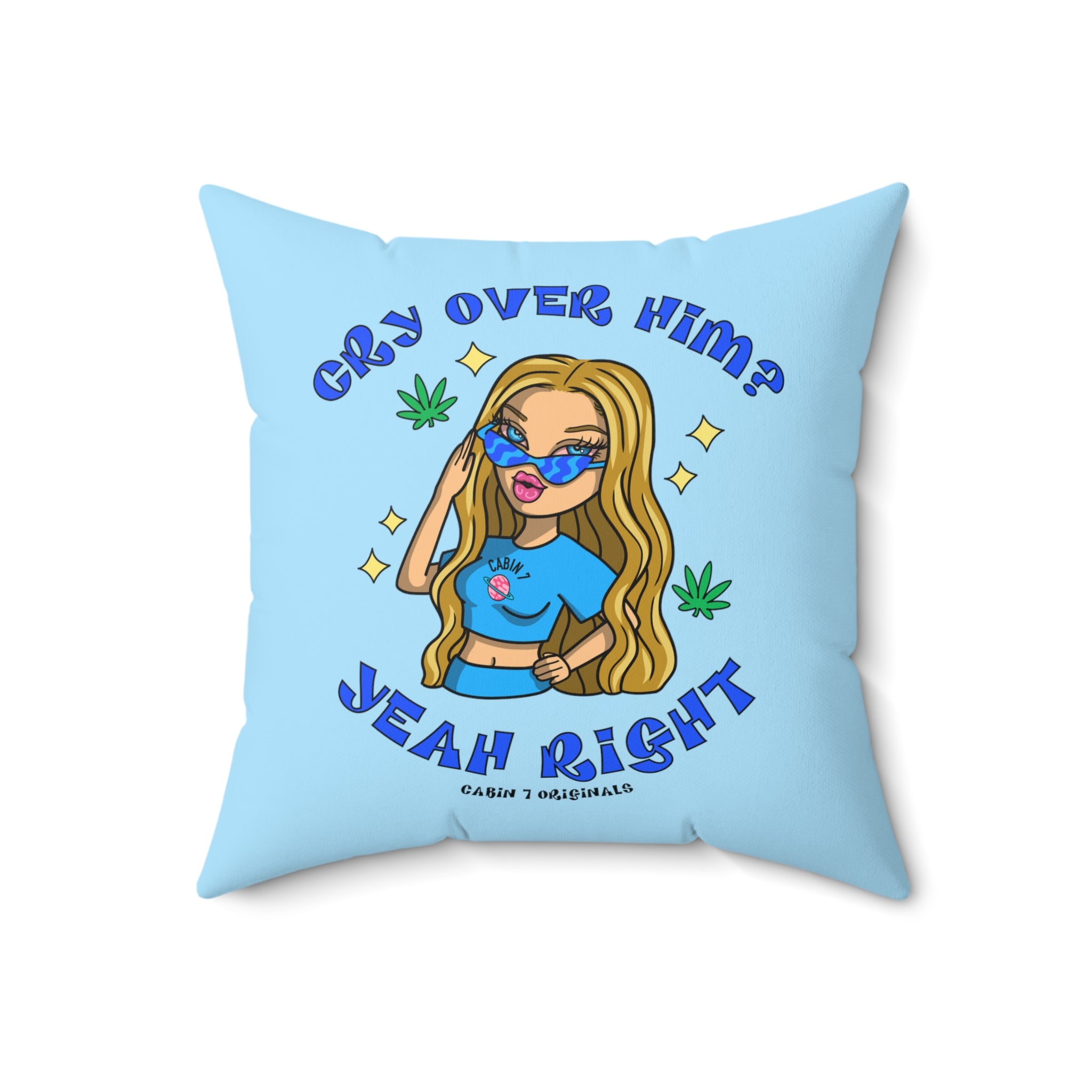 Yeah Right Throw Pillow