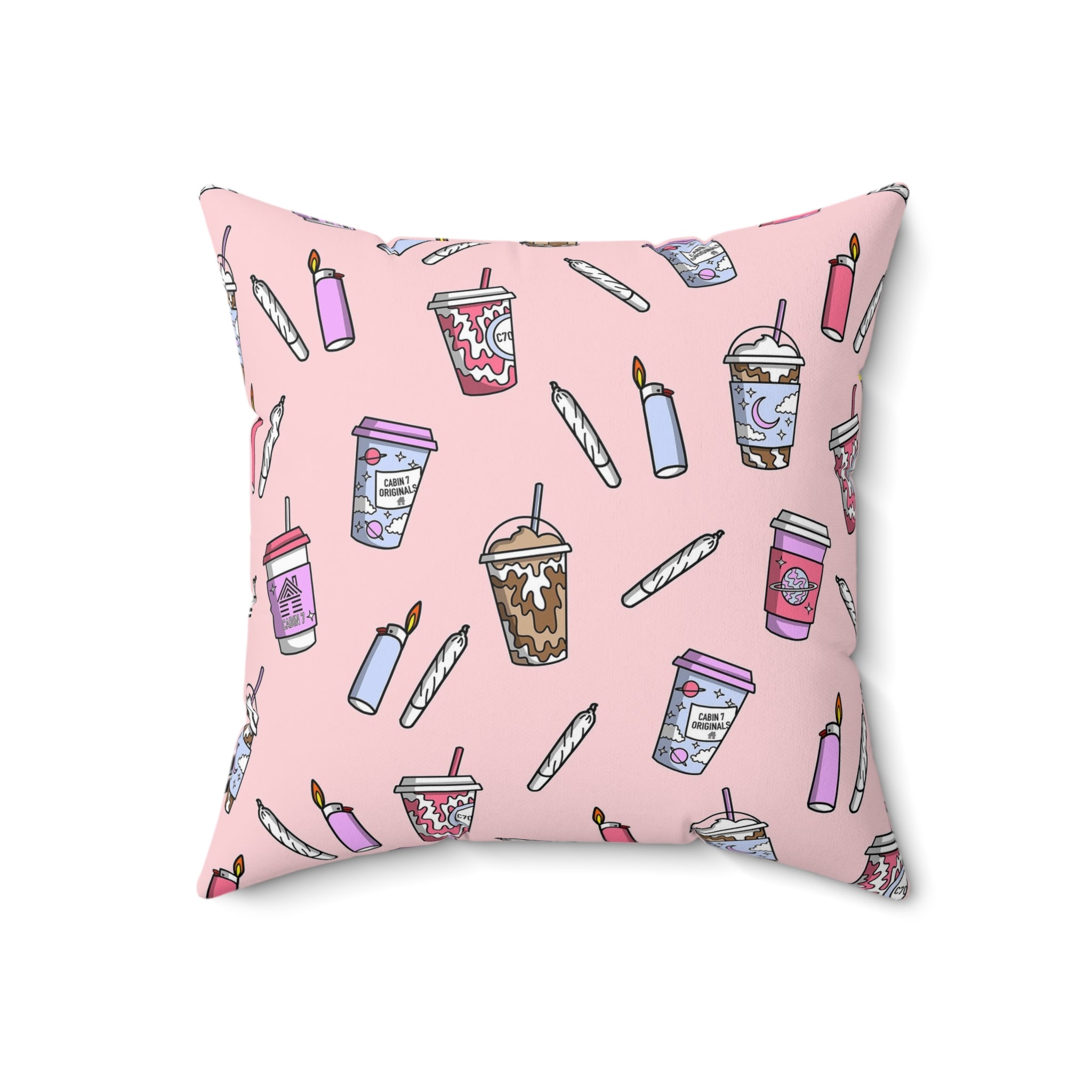 Coffee & J's Throw Pillow