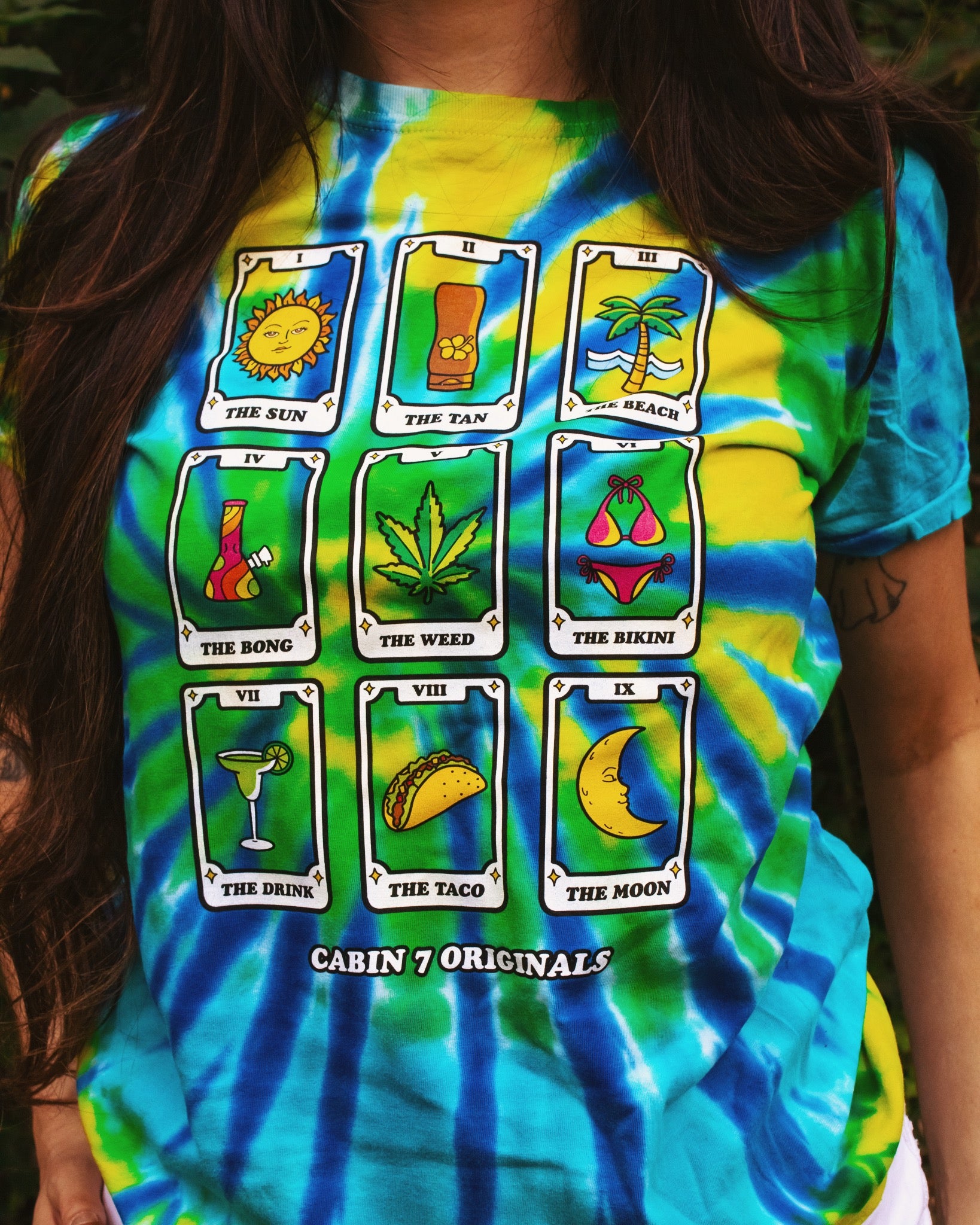 Summer Tarot Tie Dye T-Shirt