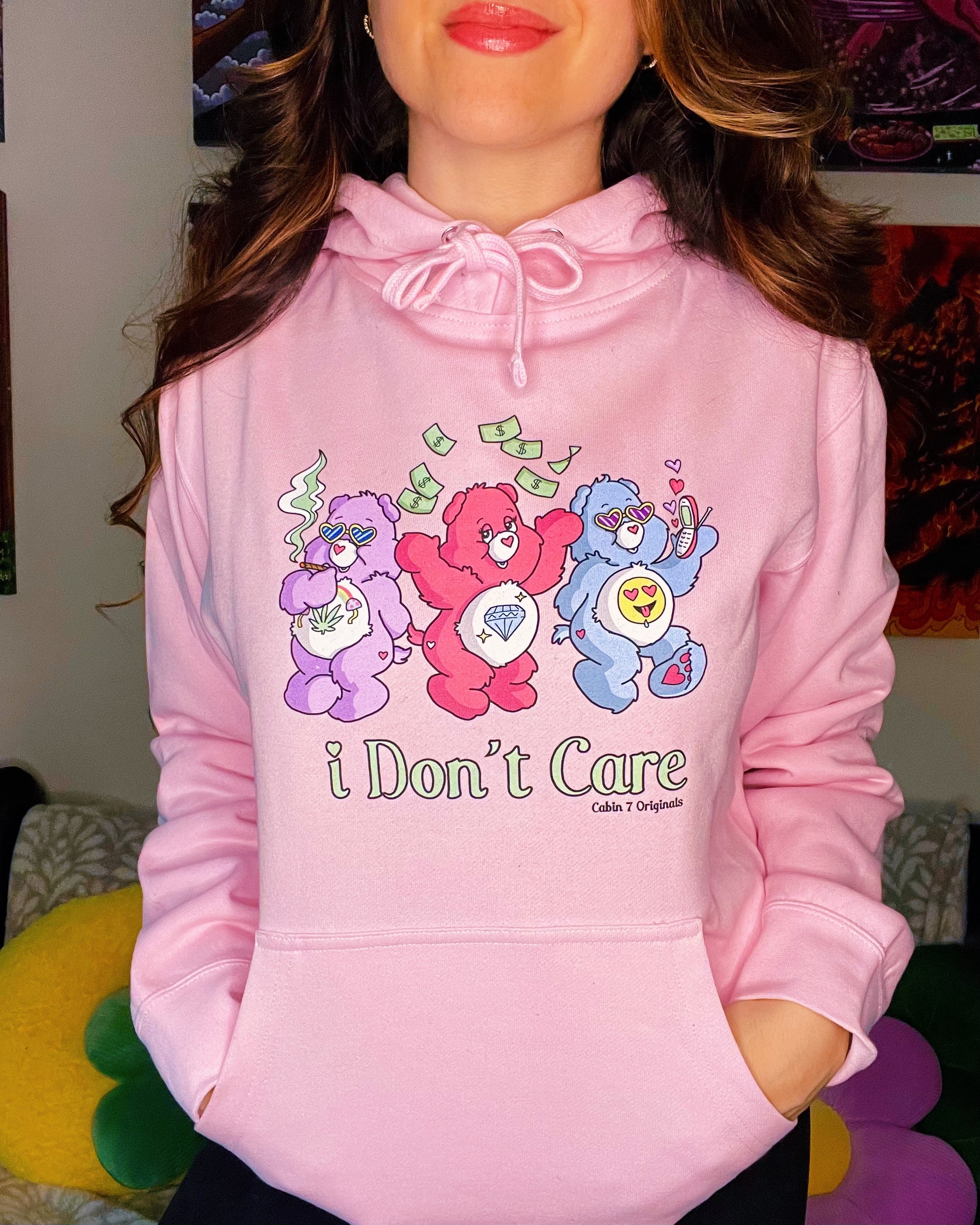 I Don't Care Hoodie
