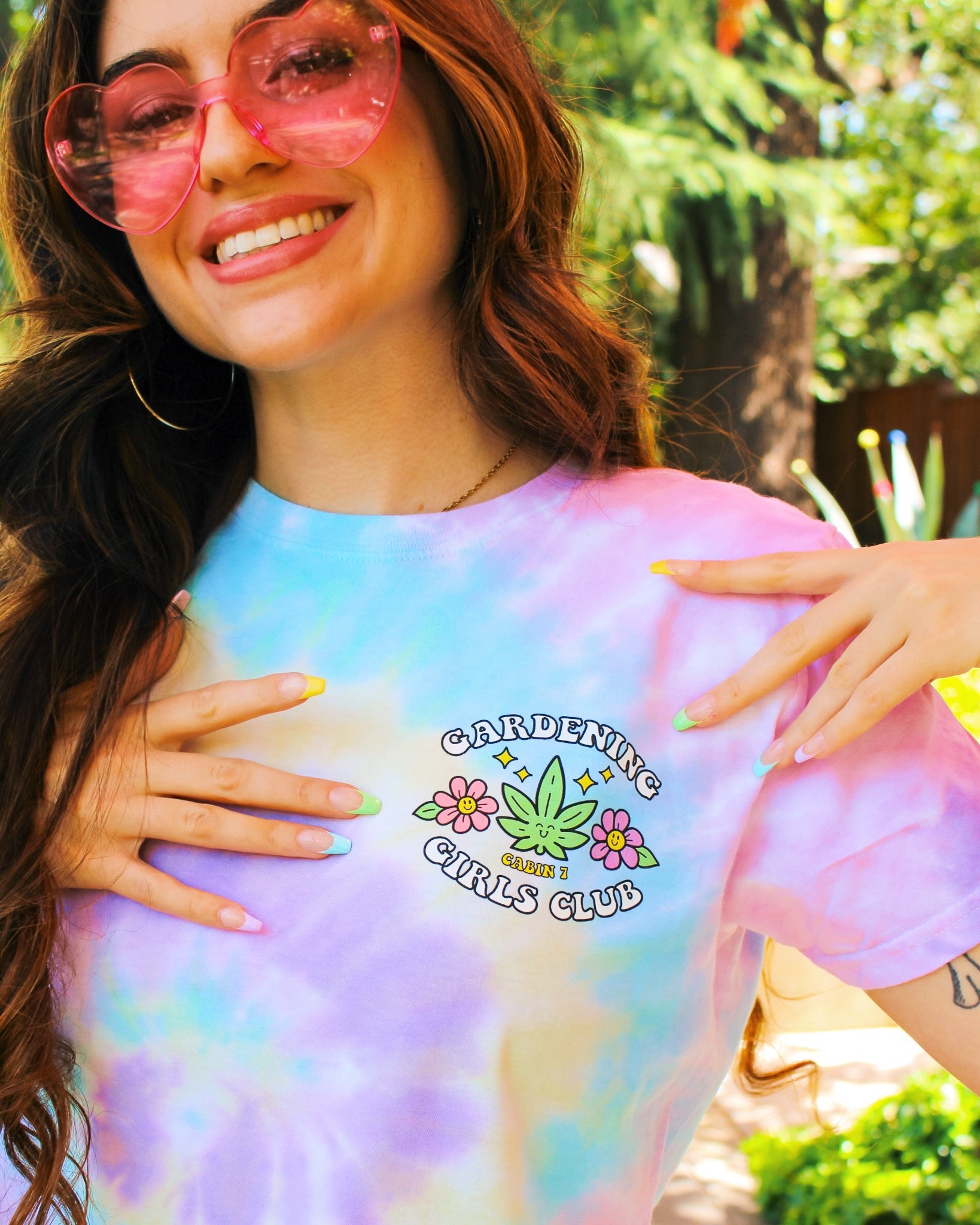 Gardening Girls Club Tie Dye T-Shirt