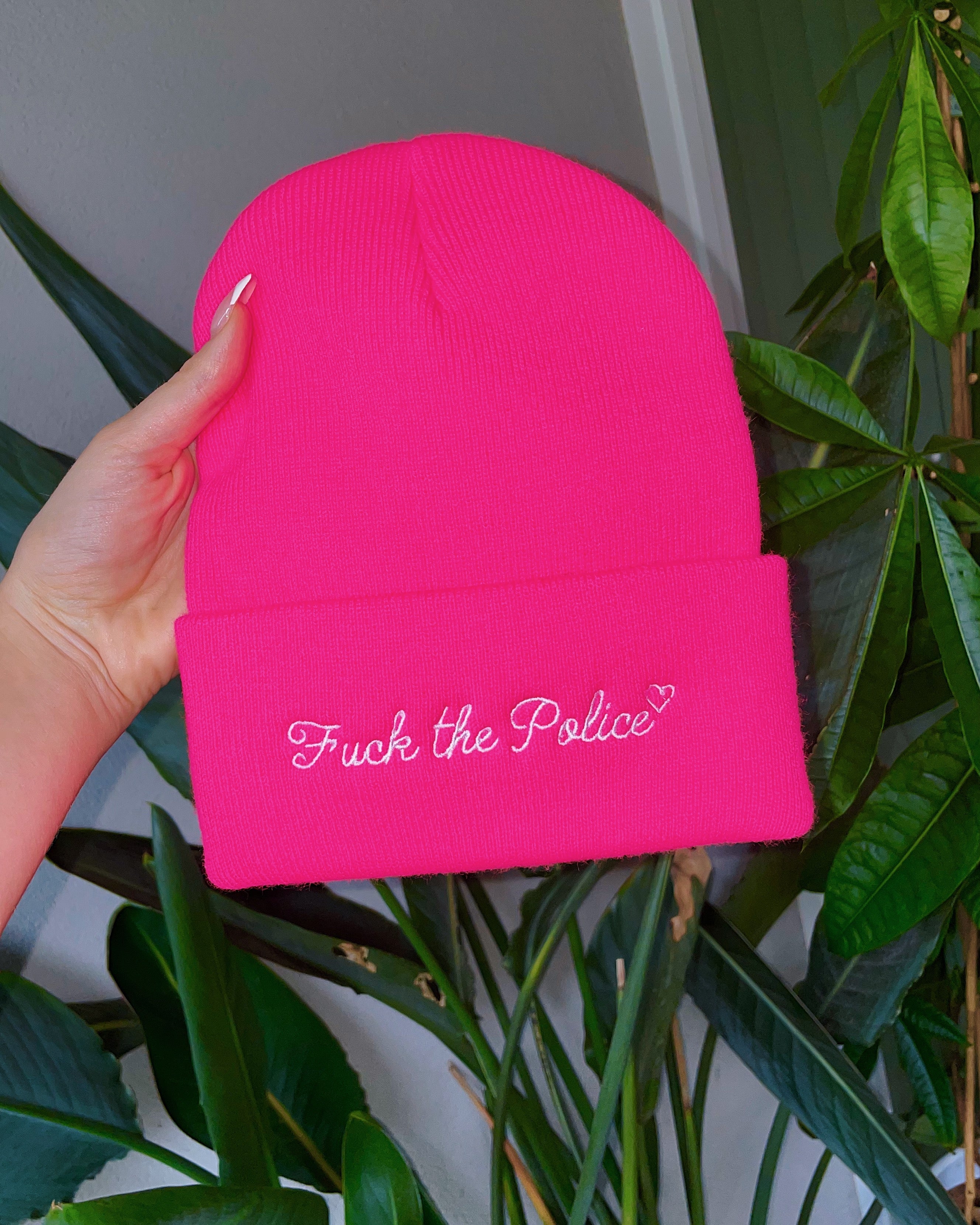 🎁 F*k The Police Beanie (100% off)