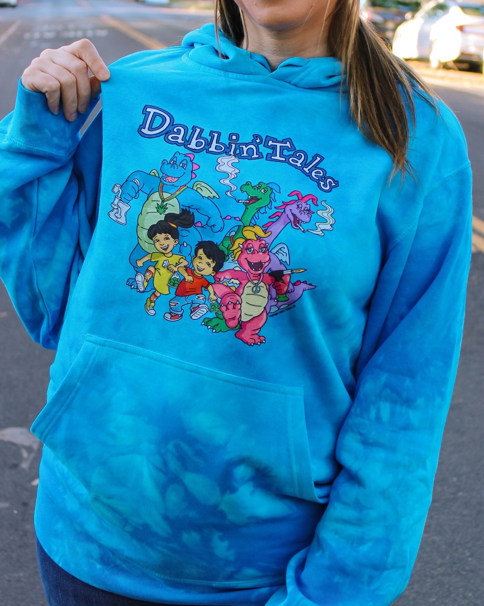 Dabbin' Tales Tie Dye Hoodie