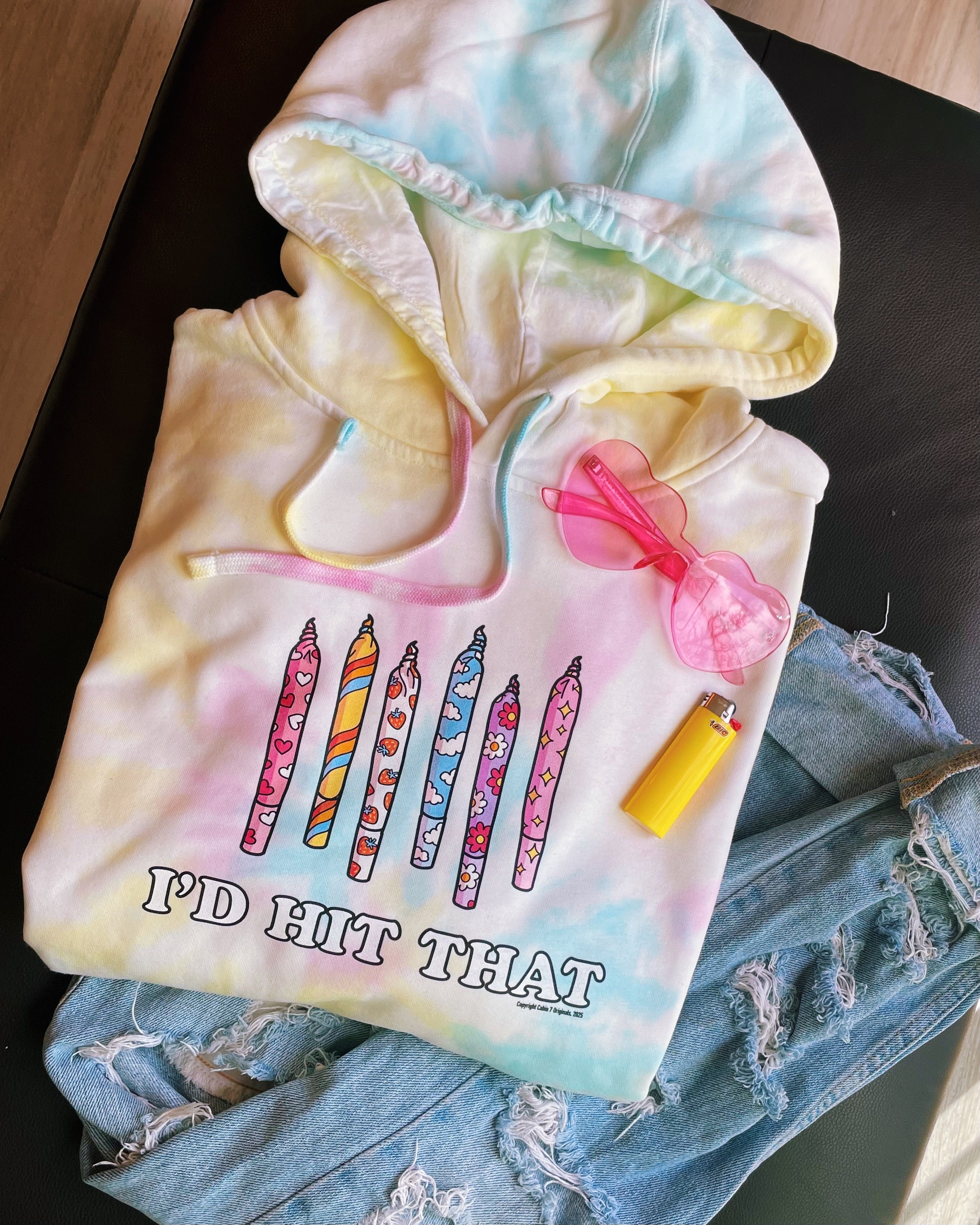 I'd Hit That Tie Dye Hoodie