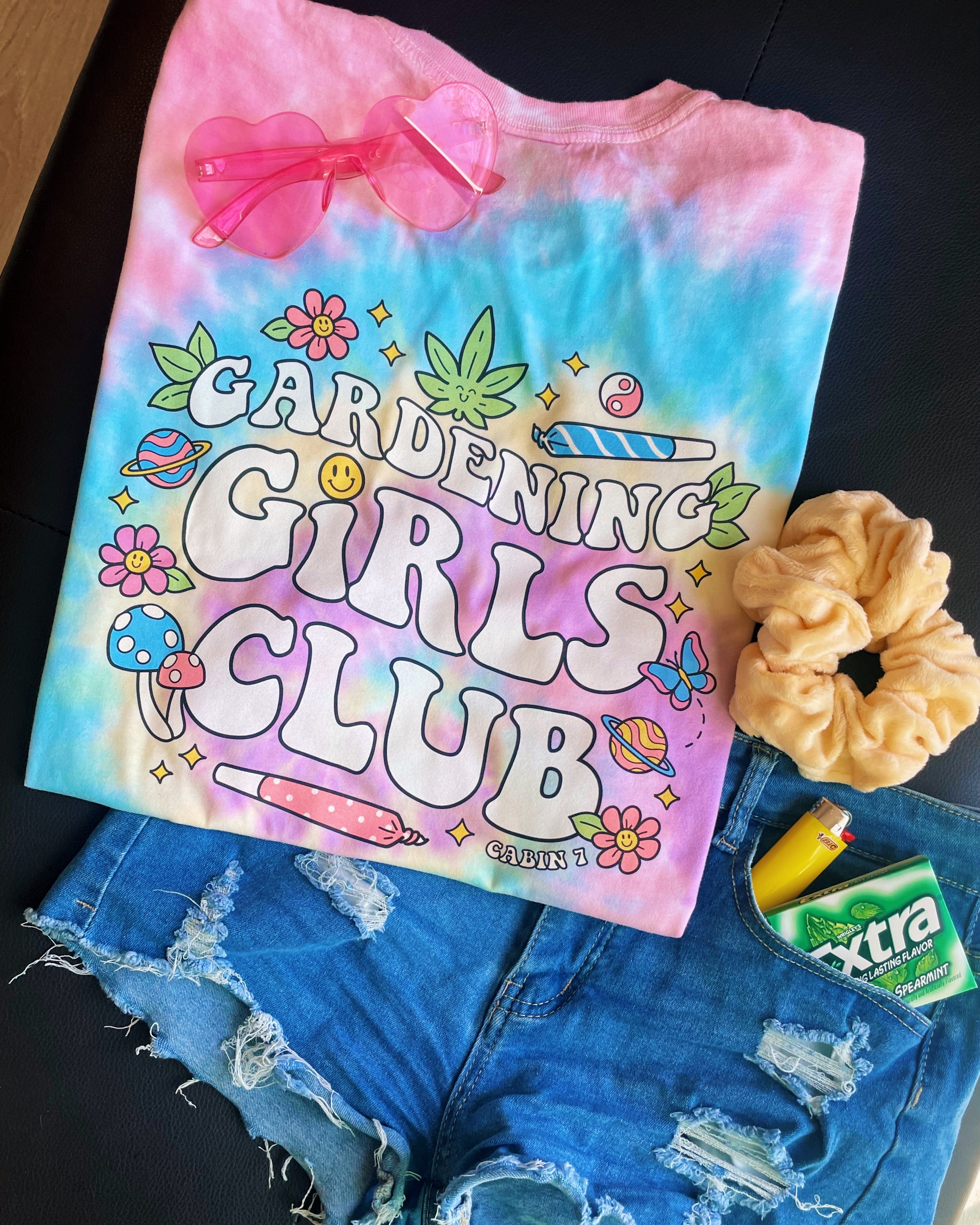 Gardening Girls Club Tie Dye T-Shirt