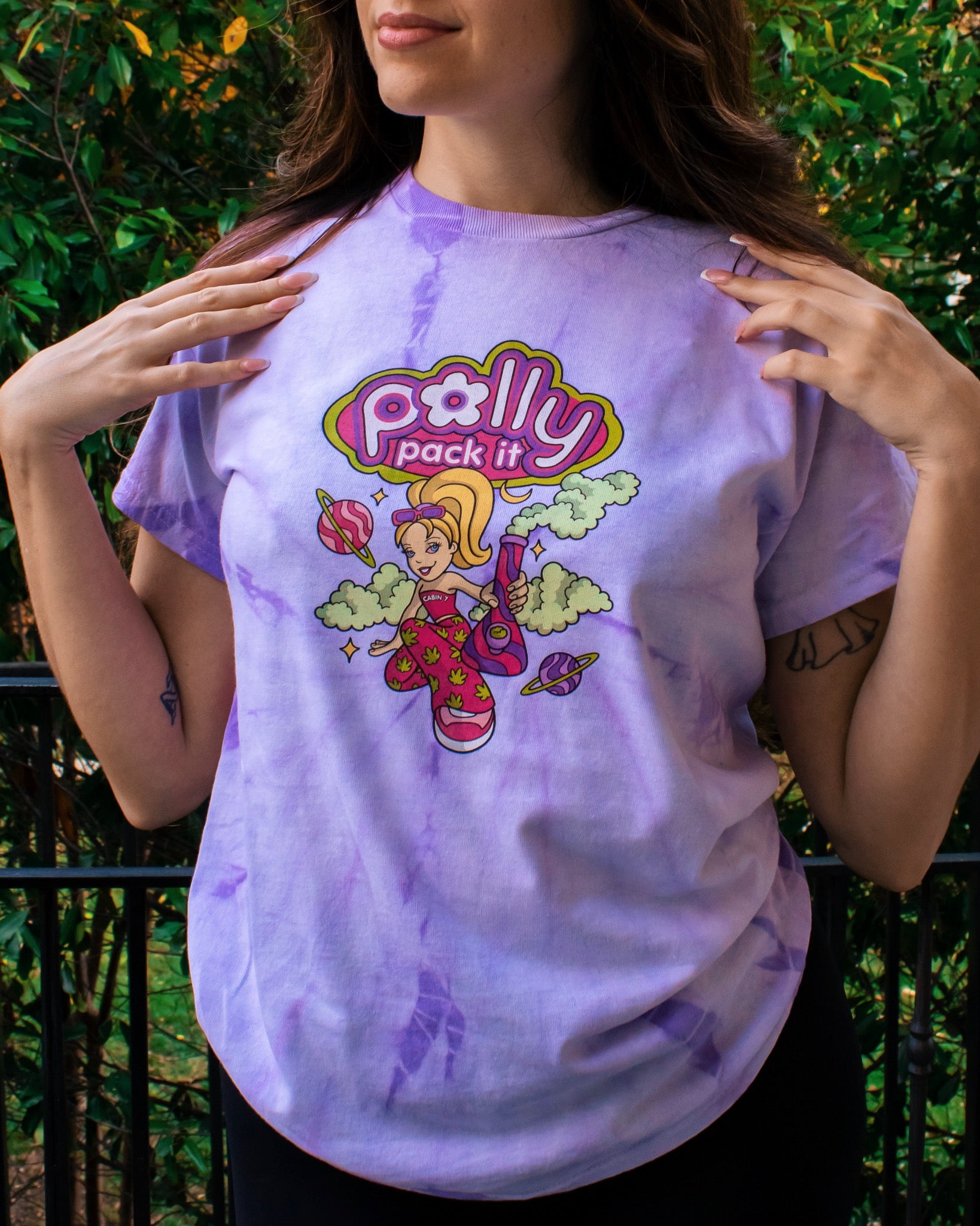 Polly Pack It Tie Dye T-Shirt